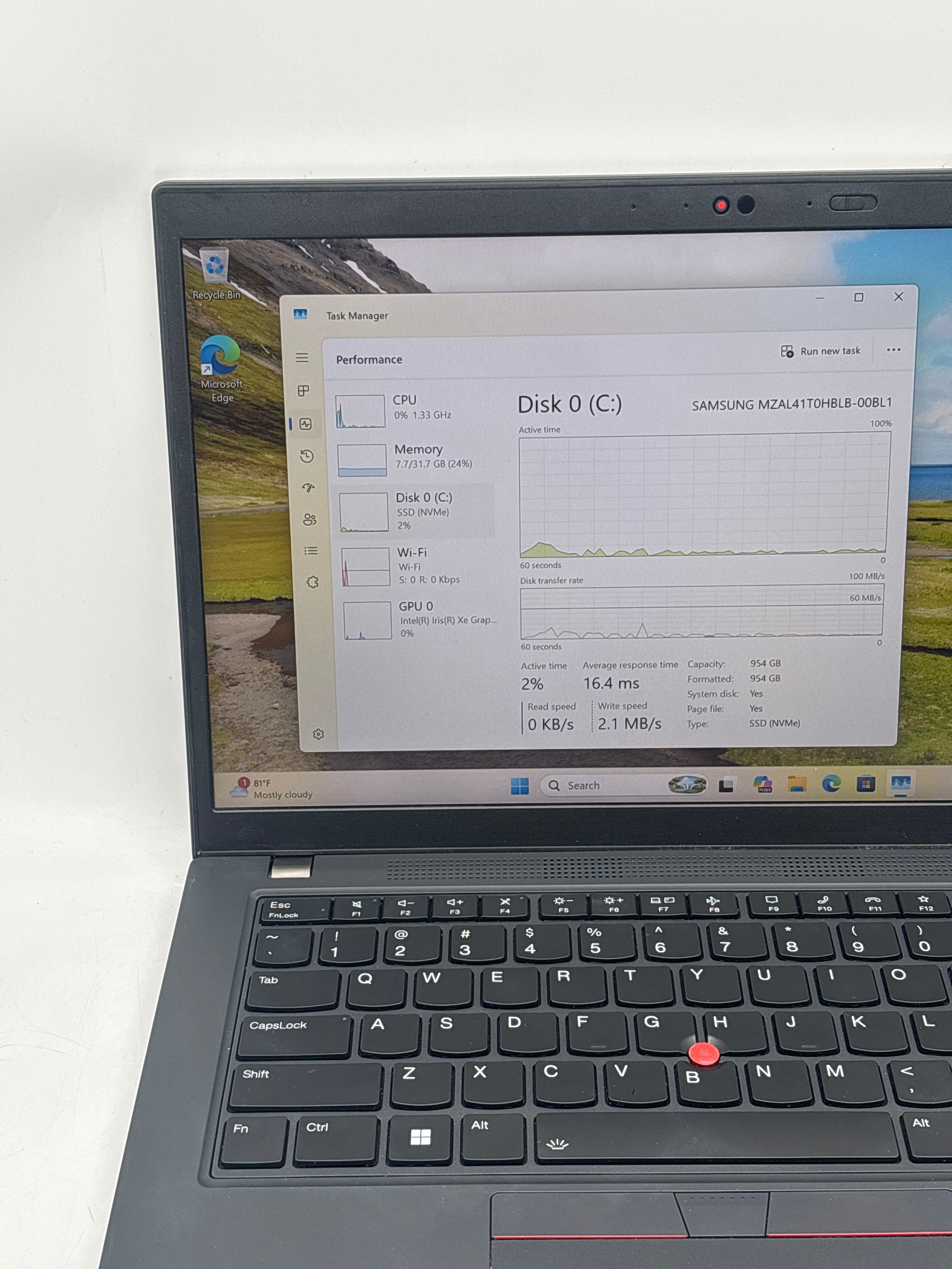 Lenovo ThinkPad L14 Gen 3 Touch i7-1265U 32GB RAM 1TB SSD