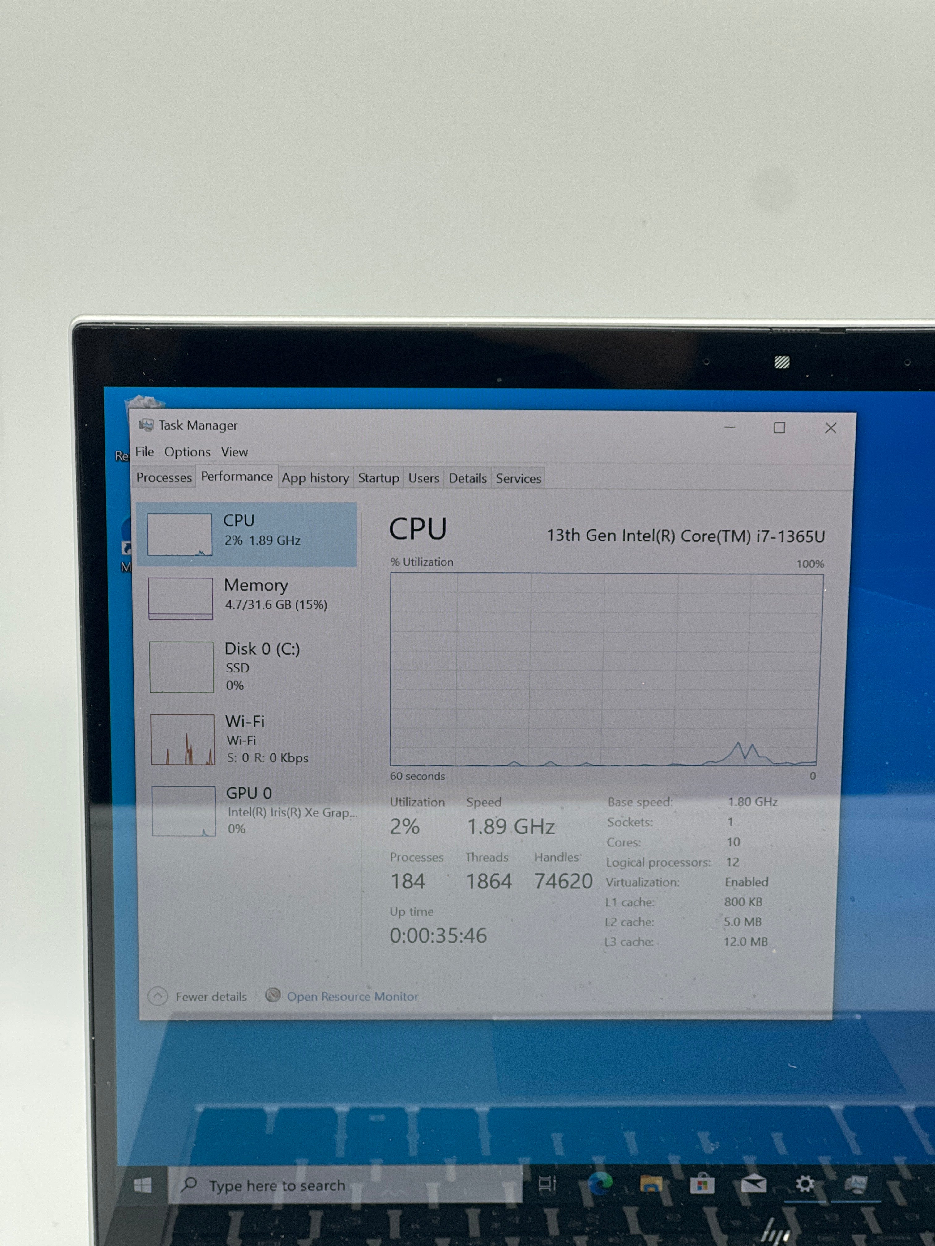 HP Elite X360 830 G10 13.3" Core i7-1365U 32GB RAM 512GB SSD Silver