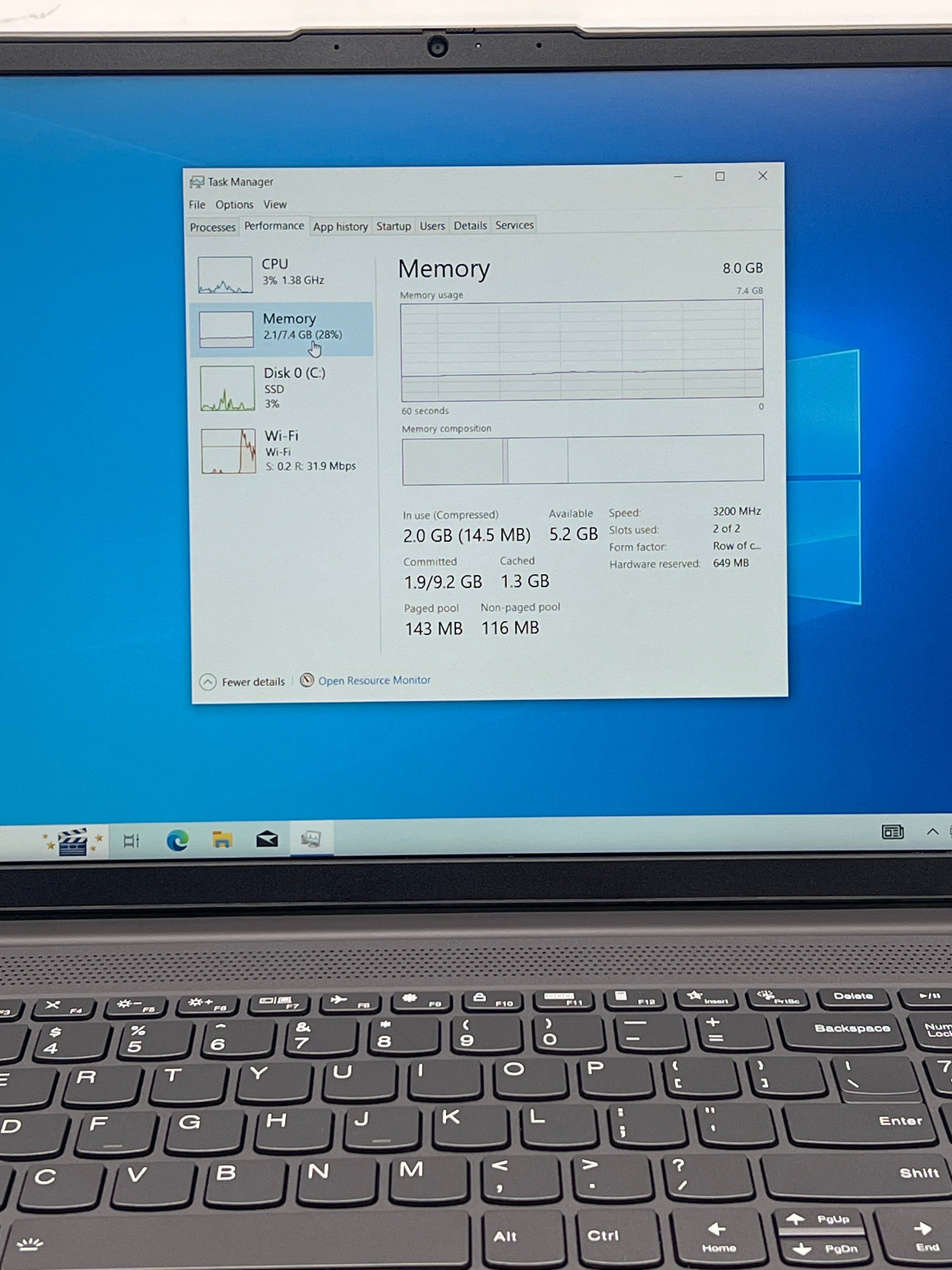 Lenovo Ideapad 5 15ARE05 Ryzen 5 8GB RAM 256GB SSD - Used