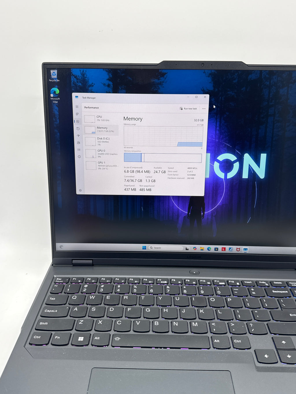 Lenovo Legion Pro 5 16IRX8 17" Core i7 13700HX 32GB RAM 1TB SSD RTX 4070 - Used
