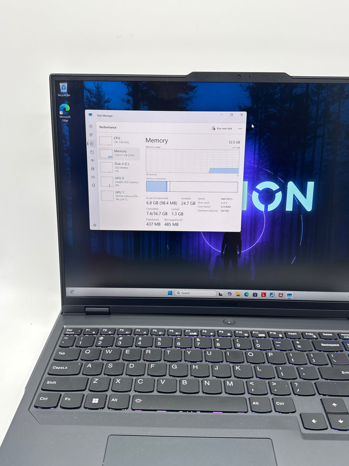 Lenovo Legion Pro 5 16IRX8 17" Core i7 13700HX 32GB RAM 1TB SSD RTX 4070 - Used