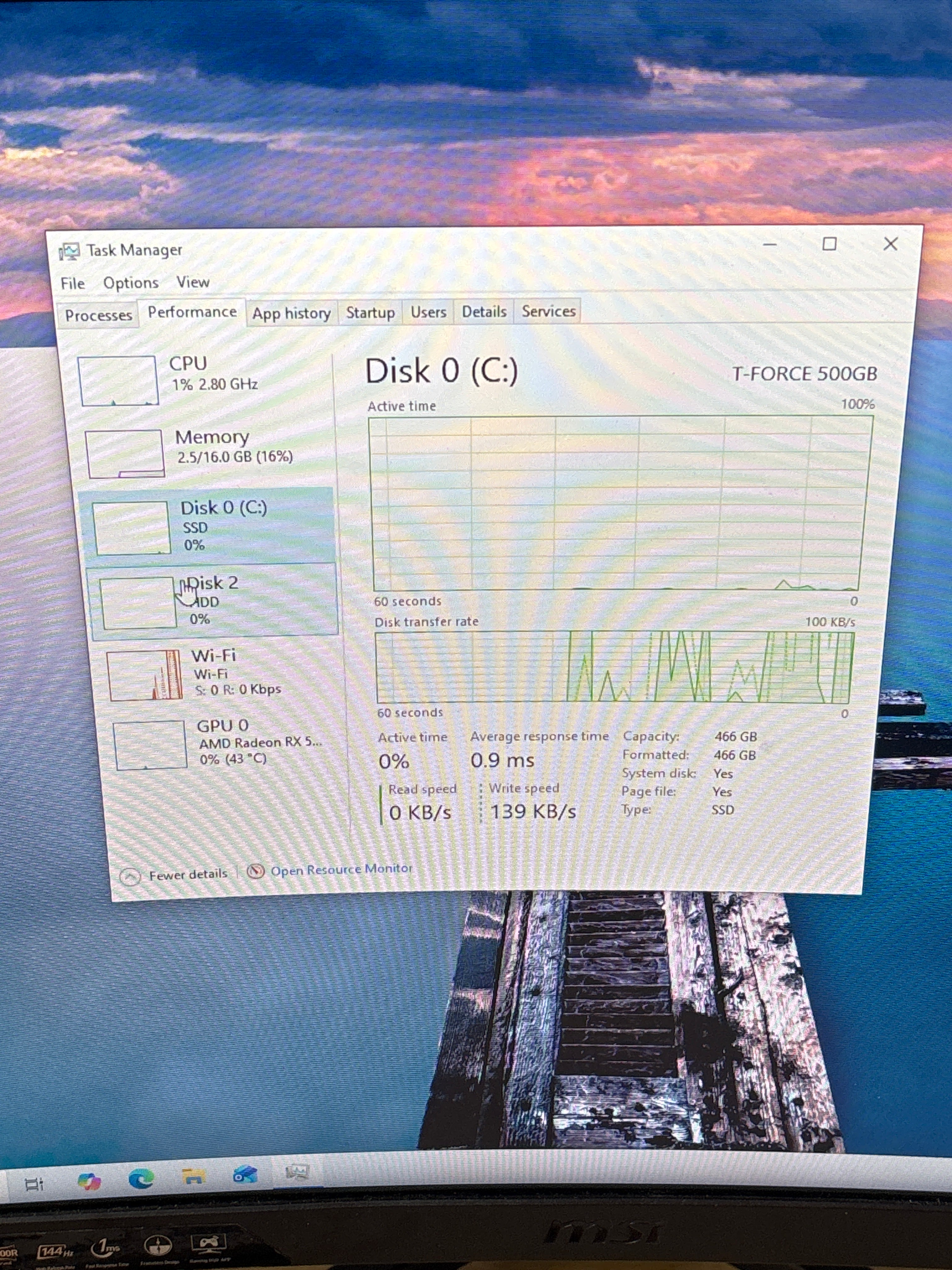 Gaming PC Ryzen 5 3600 16GB RAM 2.7TB HDD + 500GB SSD RX 5600XT - Used