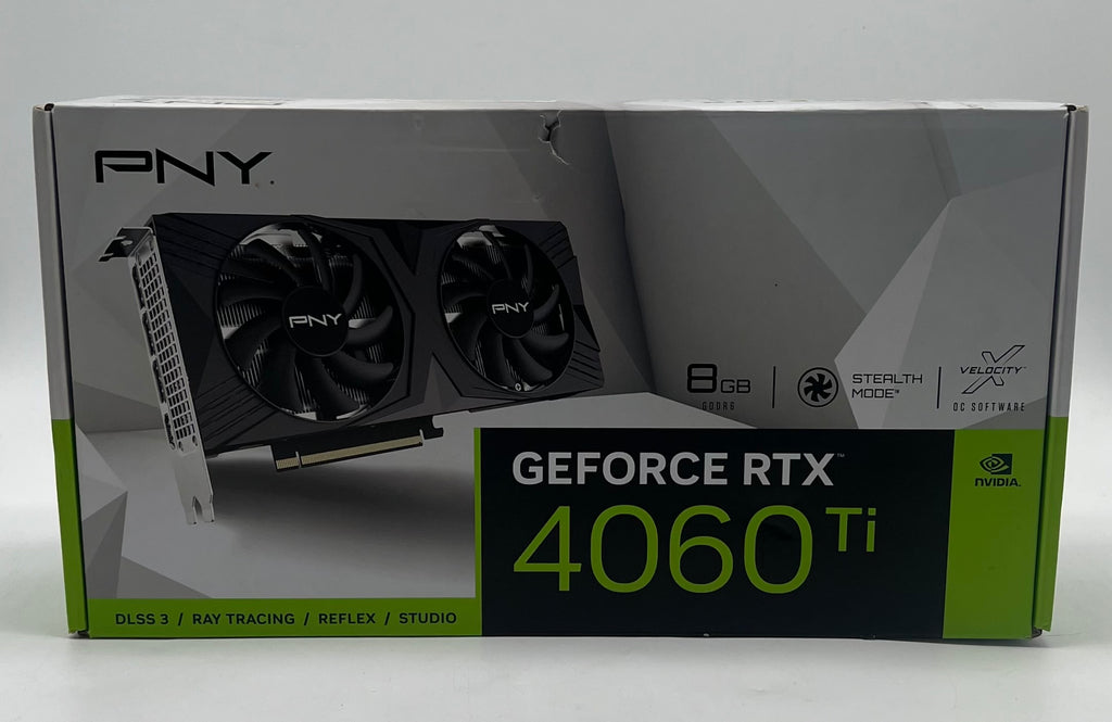 PNY GeForce RTX 4060 Ti VERTO Dual Fan 8GB GDDR6 Graphics Card - Used With Box