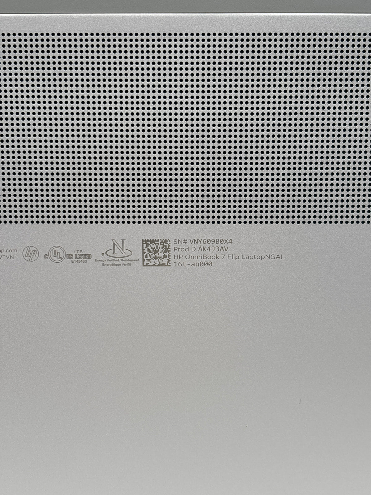 HP Omnibook 7 Flip 16t-au000 16" Core Ultra 7 258V 32GB RAM 1TB SSD Silver - Used