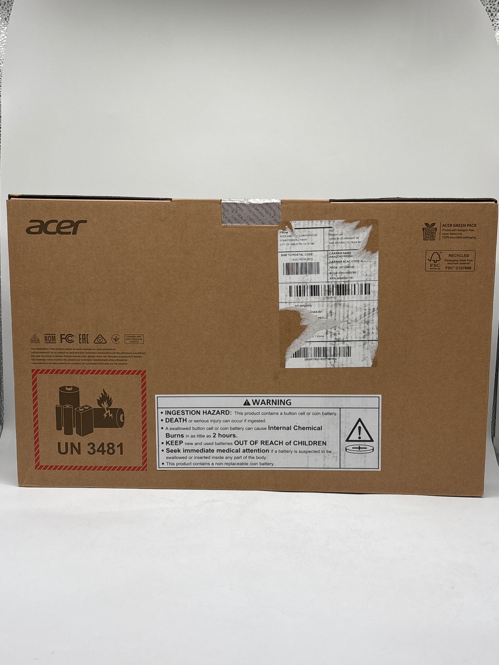 Acer Aspire Go 15 15.6" AMD Ryzen 7 5825U 16GB RAM 512GB SSD - New in Box