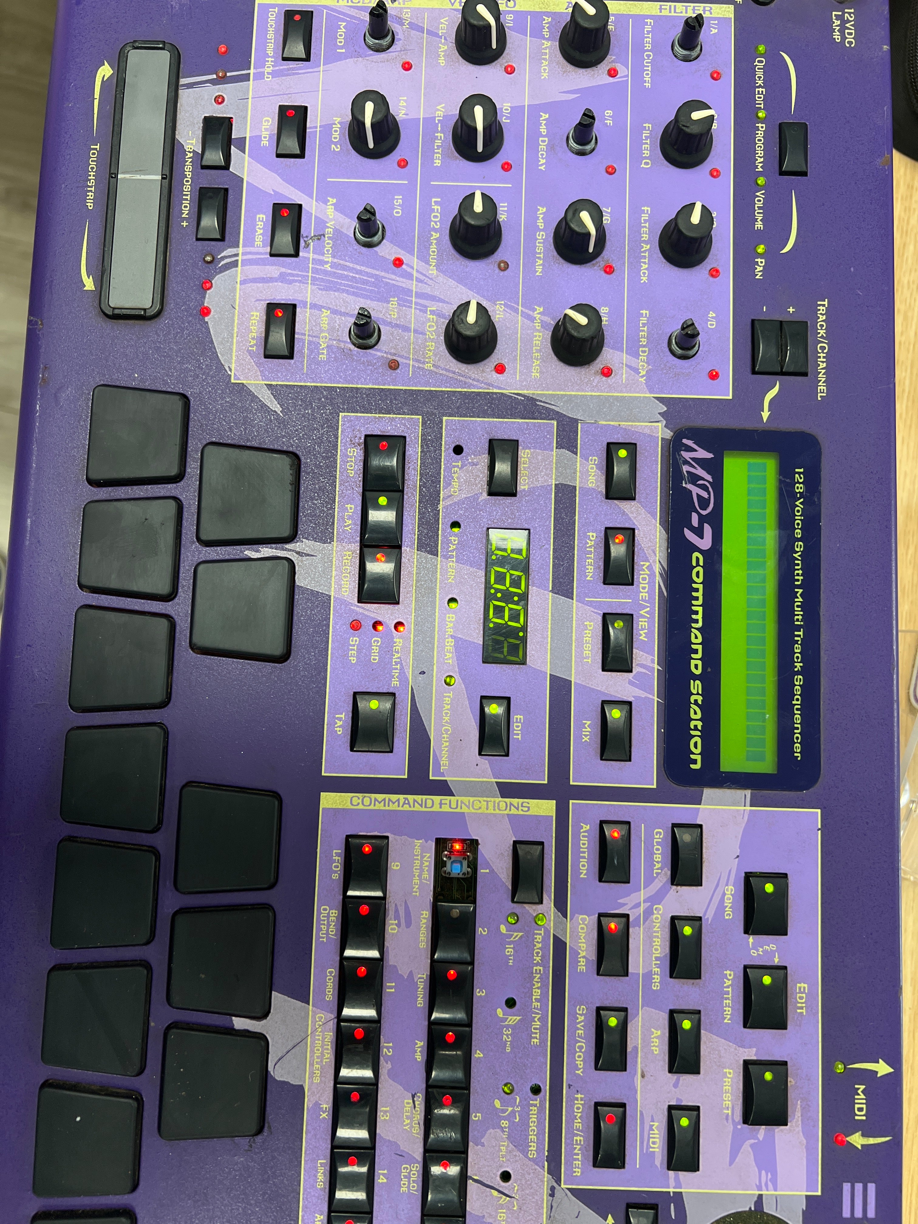 eemu MP7 Purple Musical Instrument - For Parts