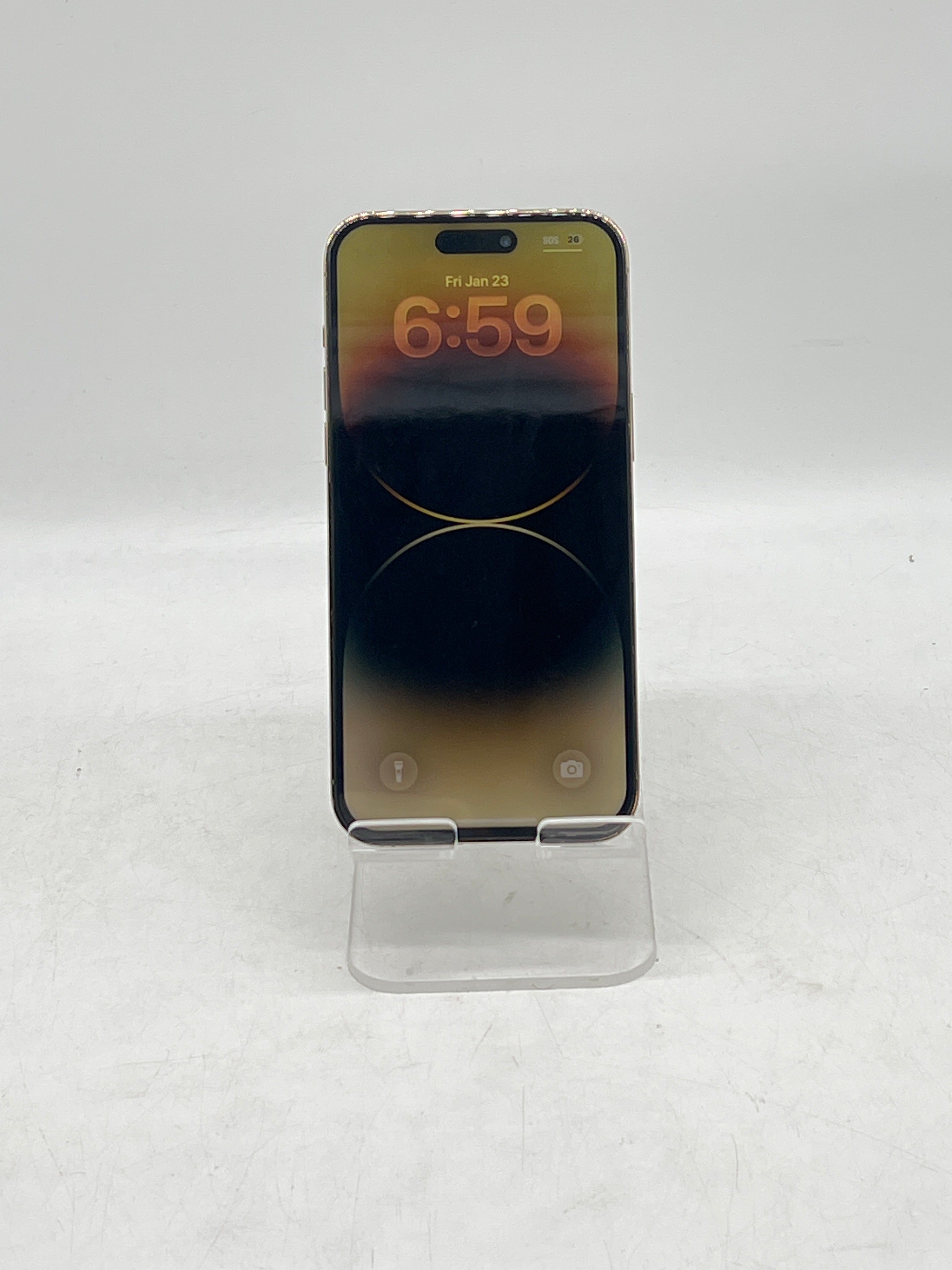 Apple iPhone 14 Pro Max 256 GB Gold AT&T - Used (Aftermarket Display)