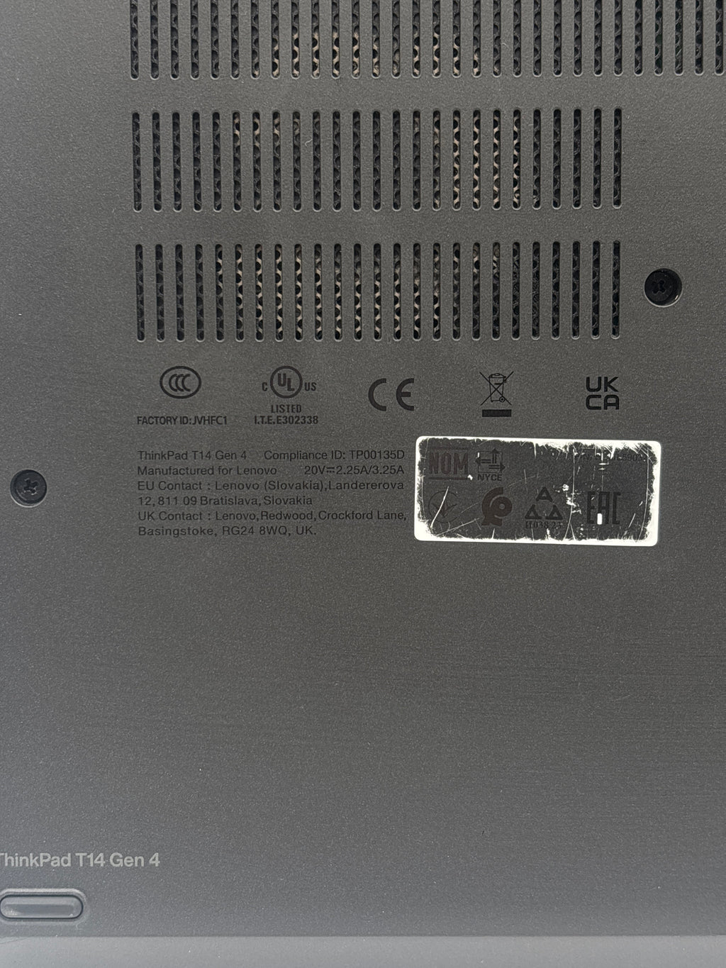 Lenovo ThinkPad T14 Gen 4 i5-1335U 24GB RAM 512GB SSD - For Parts (Read DESC)
