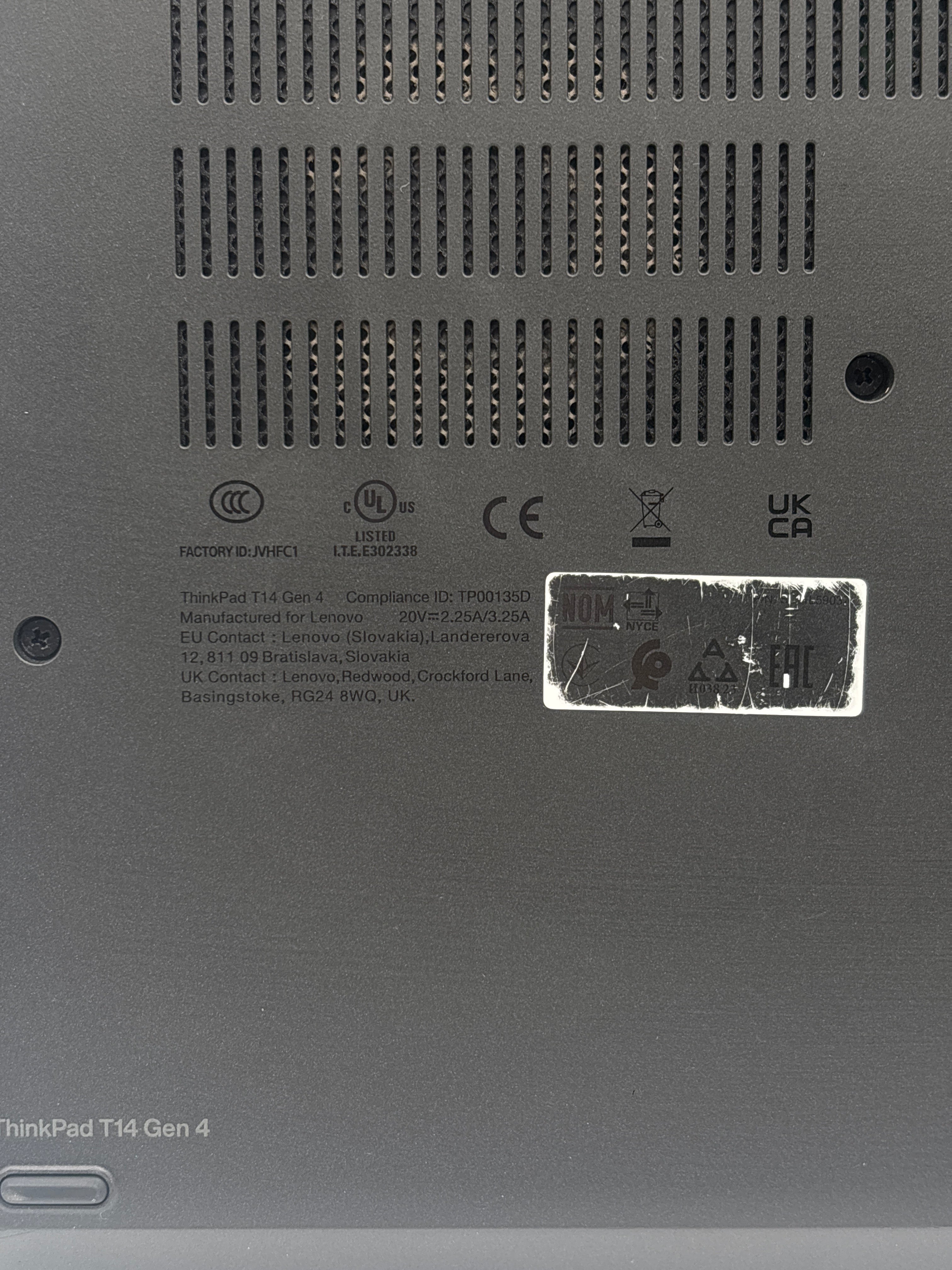 Lenovo ThinkPad T14 Gen 4 i5-1335U 24GB RAM 512GB SSD - For Parts (Read DESC)