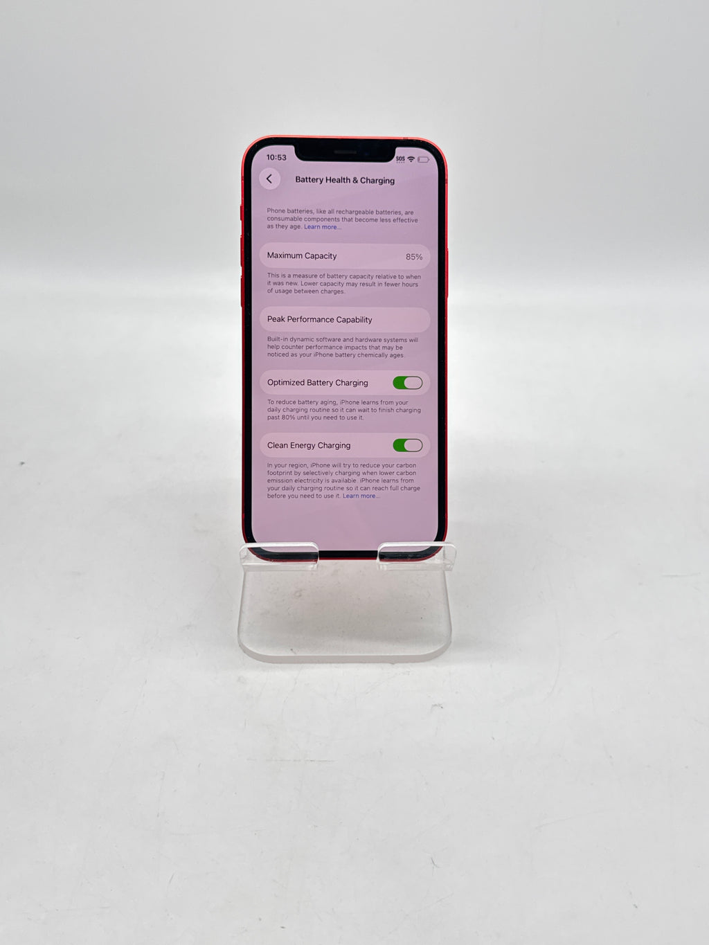 Apple iPhone 12 6.1" A2172 128GB Red Factory Unlocked - Used