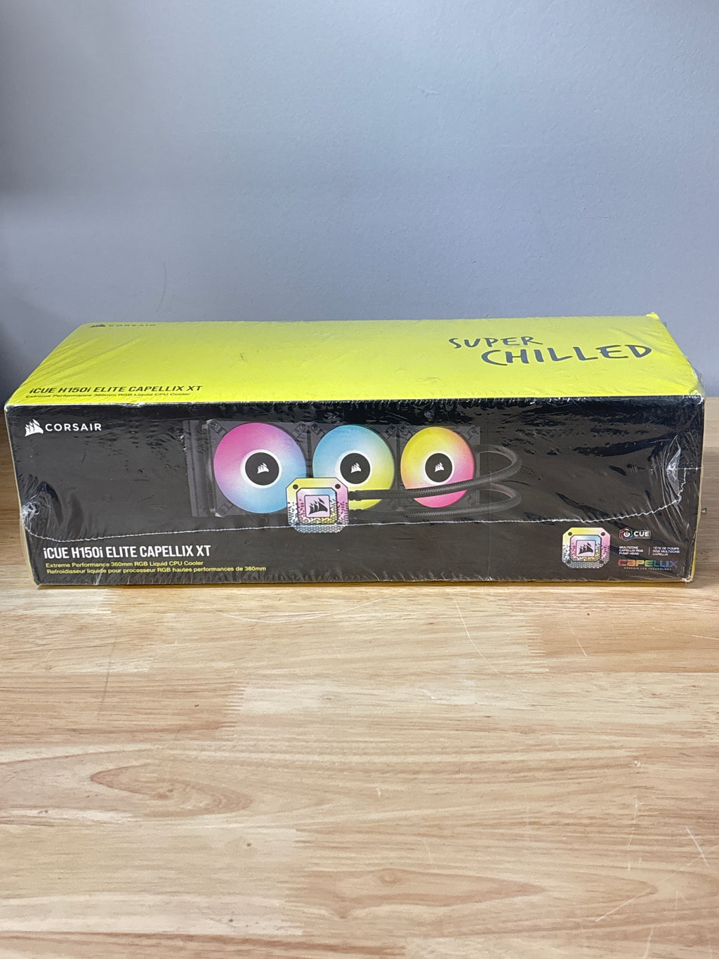 Corsair iCUE H150i Liquid CPU Cooler 120mm Multicolor LED Black - New In Box