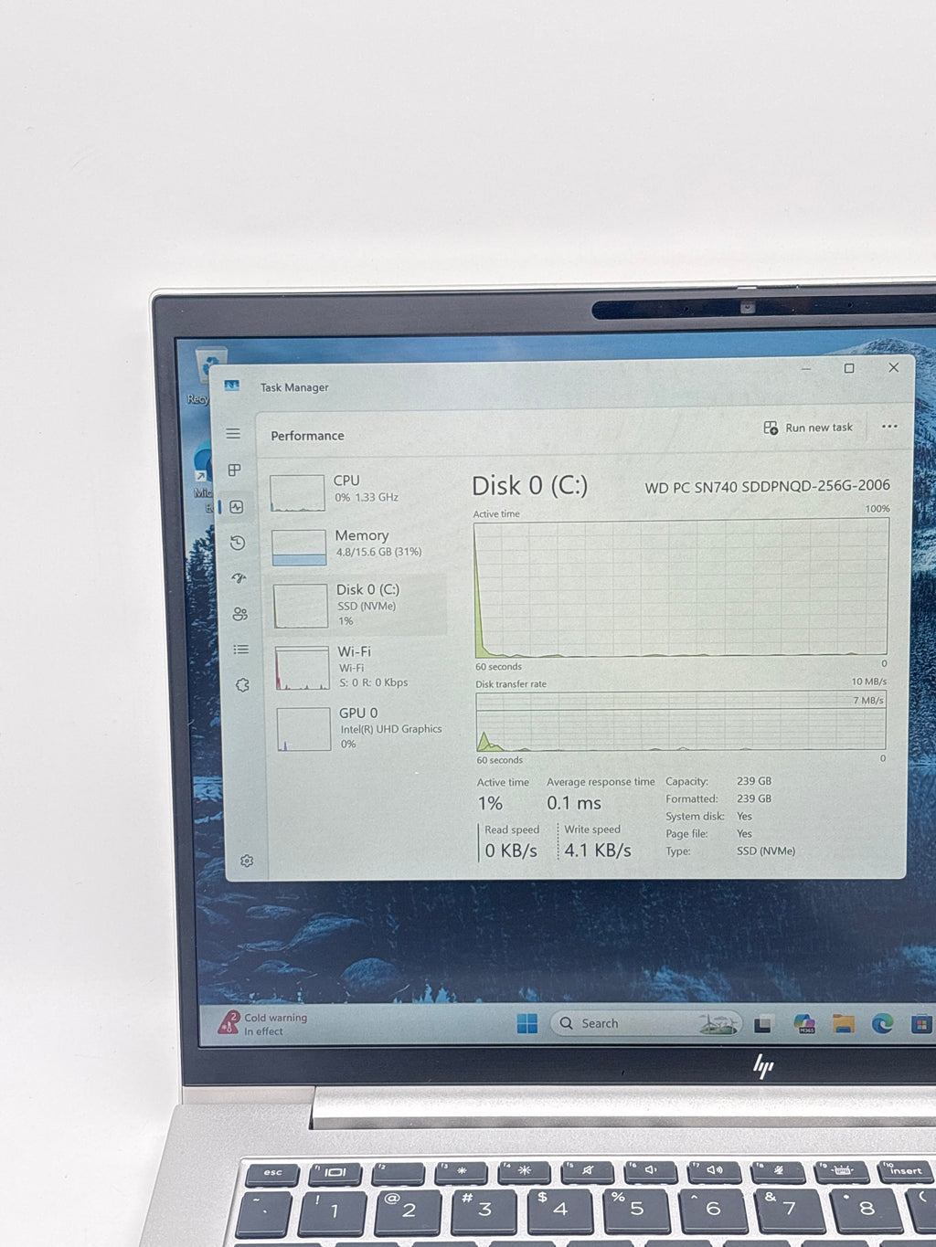 HP EliteBook 840 G10 i5-1340P 16 GB RAM 256 GB SSD