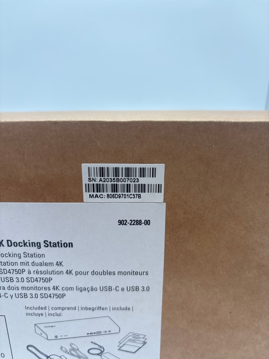 Kensington USB 3.0 Docking Station SD4750P - New In Box