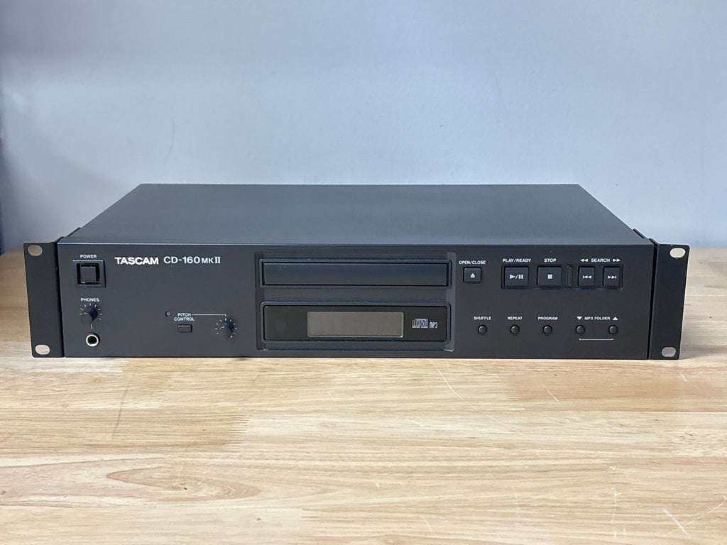Tascam CD-160 MKII CD Player Black Bluetooth MP3 WAV