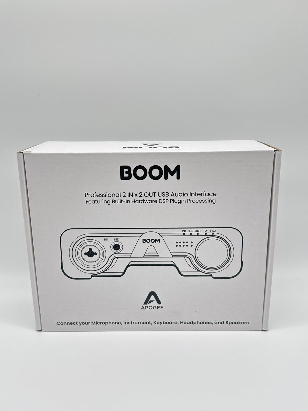 Apogee Boom Professional 2-in/2-out USB-C Audio Interface New