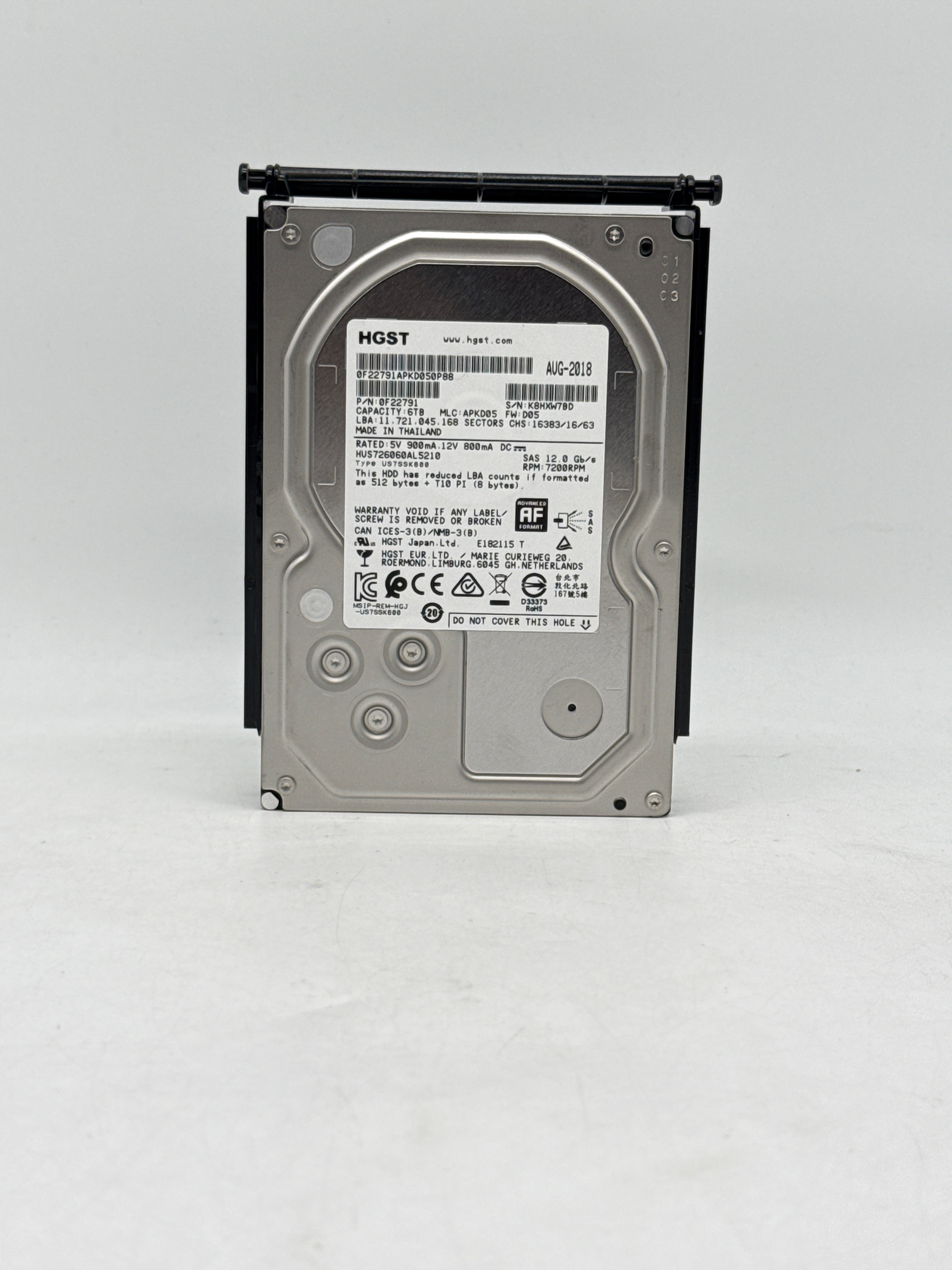HGST Ultrastar 7K6000 6TB SAS 12Gb/s 7200RPM 3.5" HDD HUS726060ASL5210