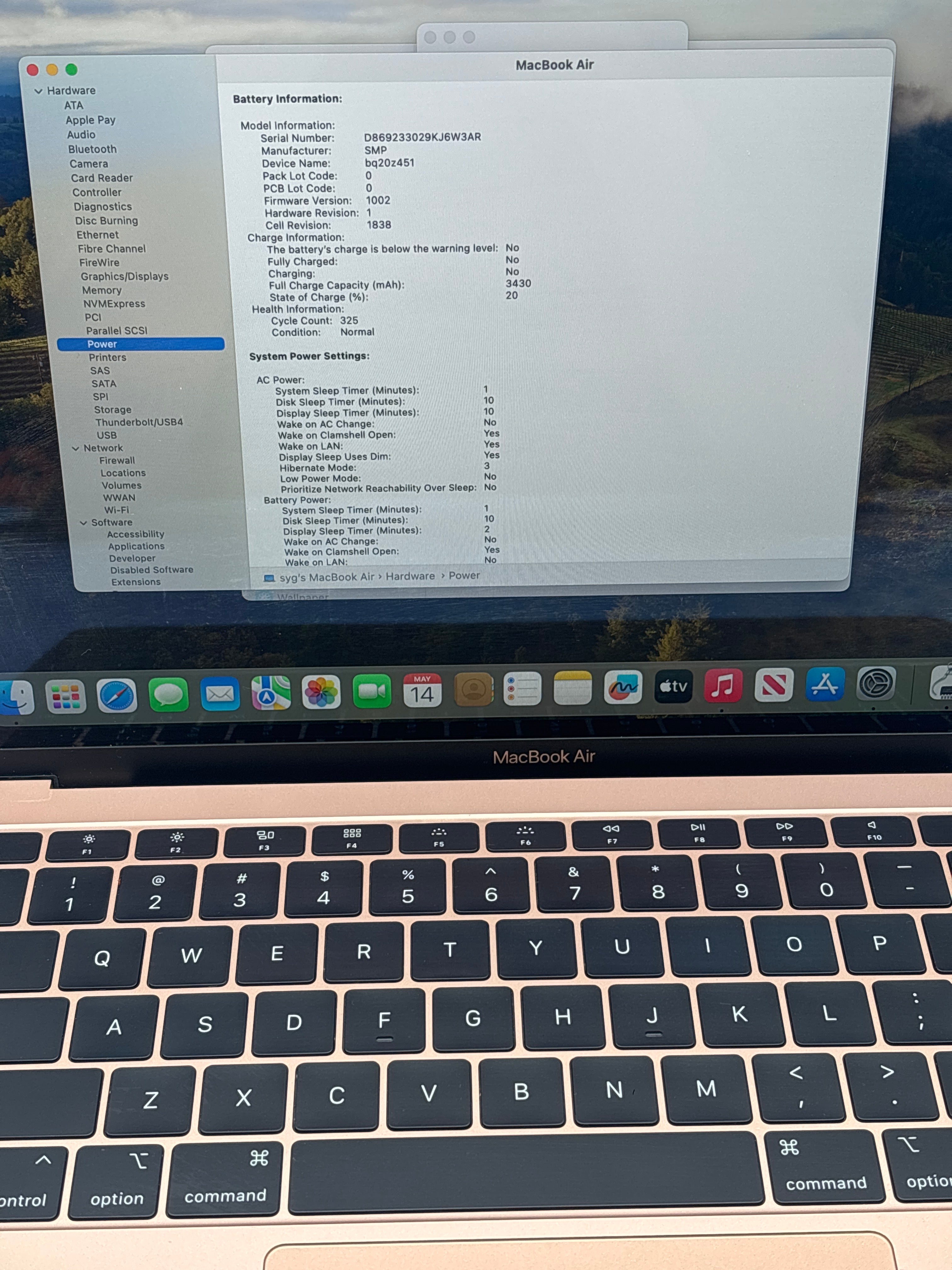 Apple MacBook Air 13" A1932 i5 8GB RAM 128GB SSD