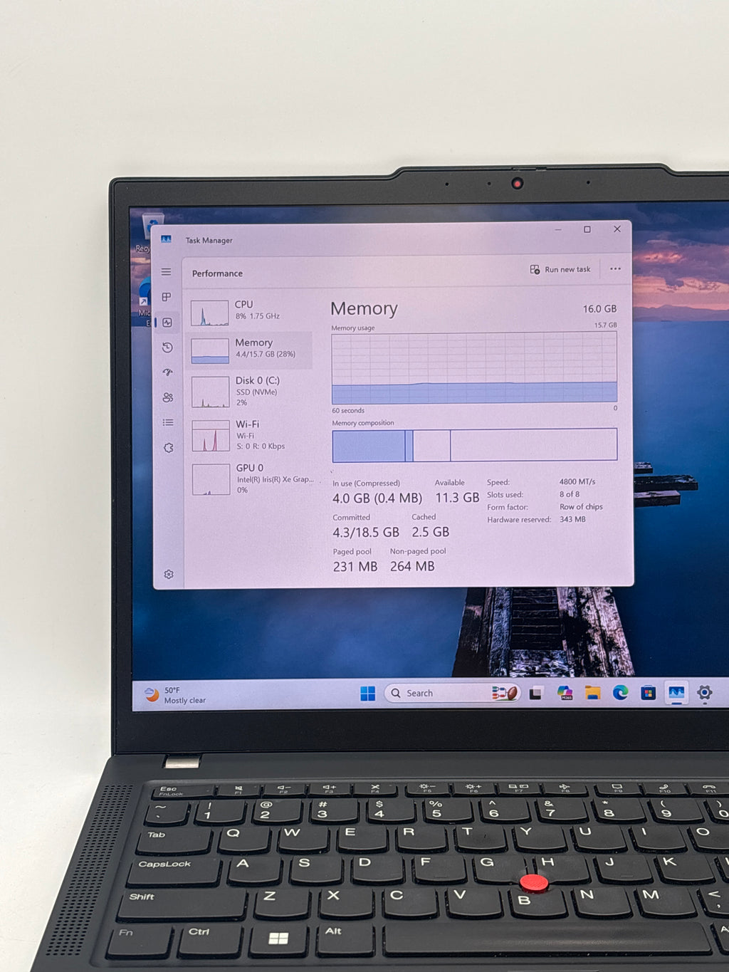 Lenovo ThinkPad X13 Gen 4 i7-1365U 16GB RAM 256GB SSD