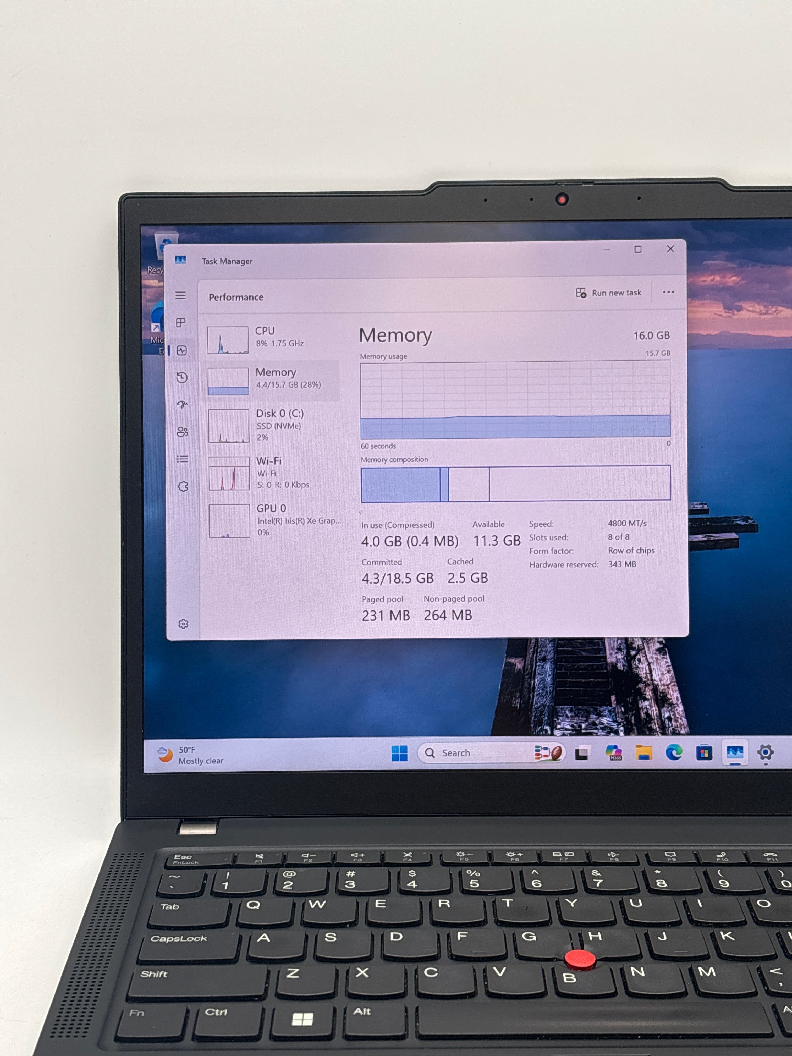 Lenovo ThinkPad X13 Gen 4 i7-1365U 16GB RAM 256GB SSD