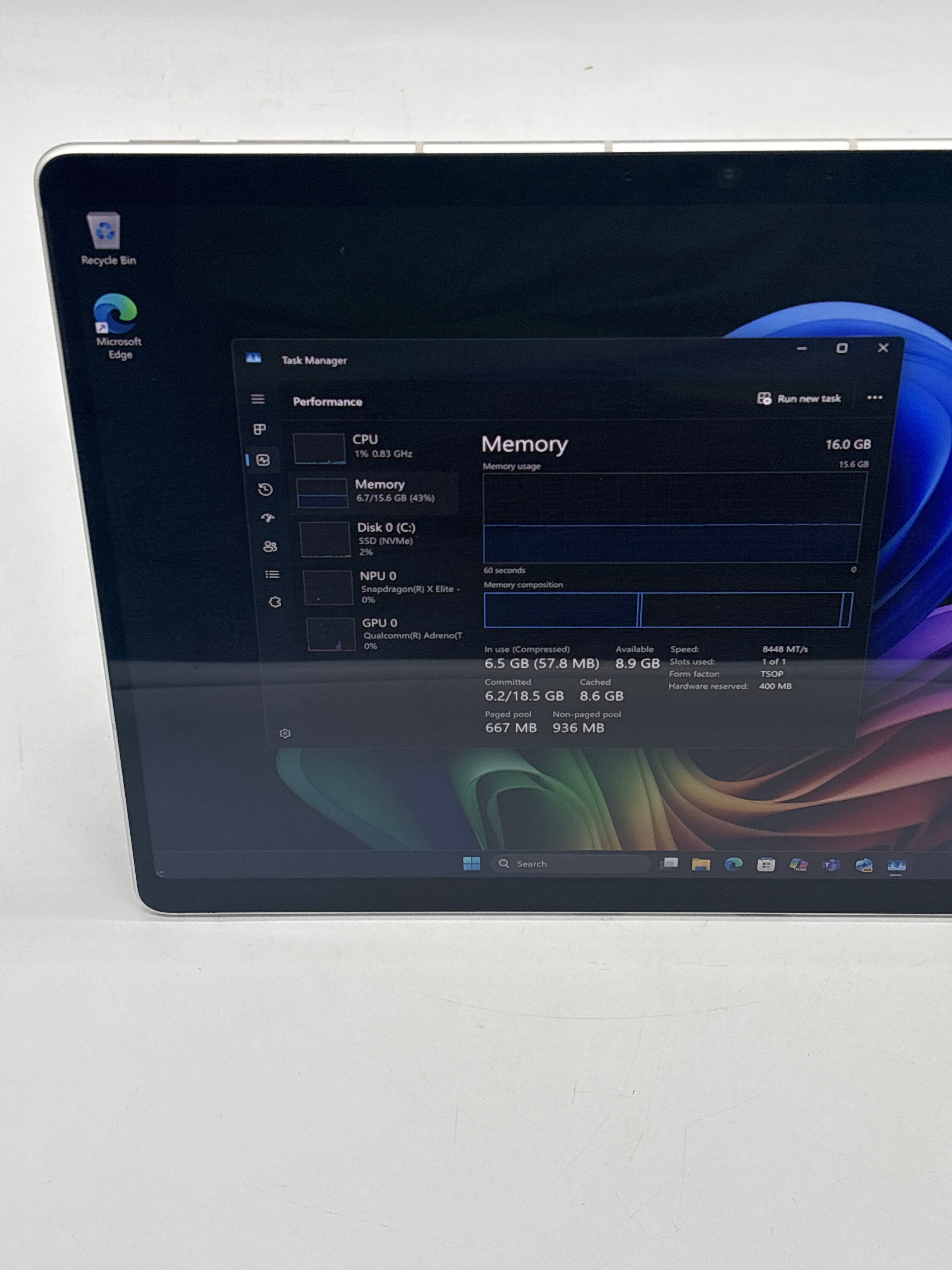 Microsoft 11th Edition 2077 Snapdragon X12 Core 16GB RAM 512GB SSD