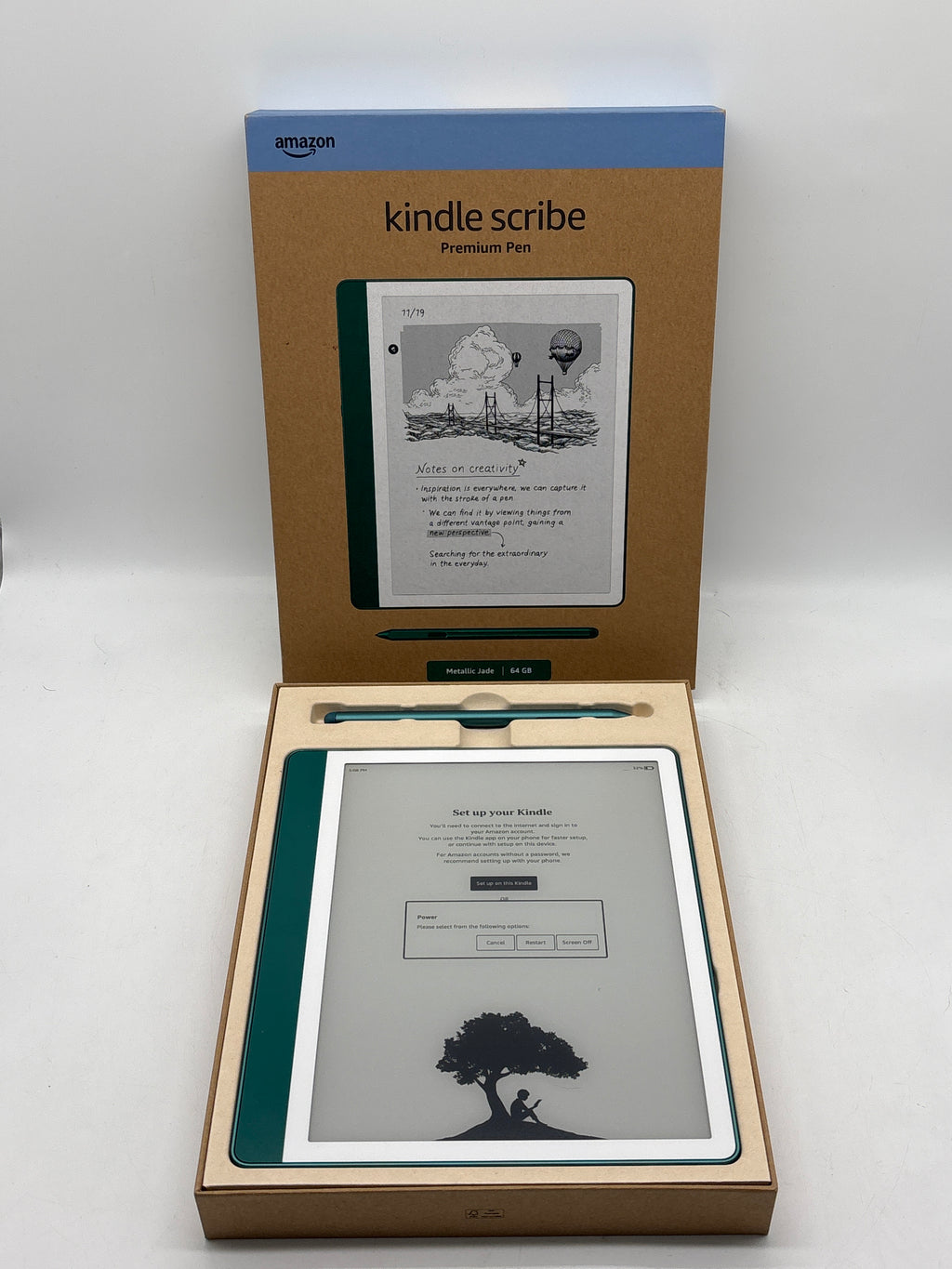 Amazon Kindle Scribe 64GB Metallic Jade C4A6T4 - Used With Box