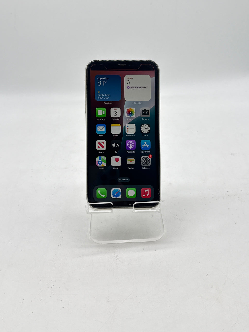 AT&T Apple iPhone 11 64GB White - Bad LCD Service Battery
