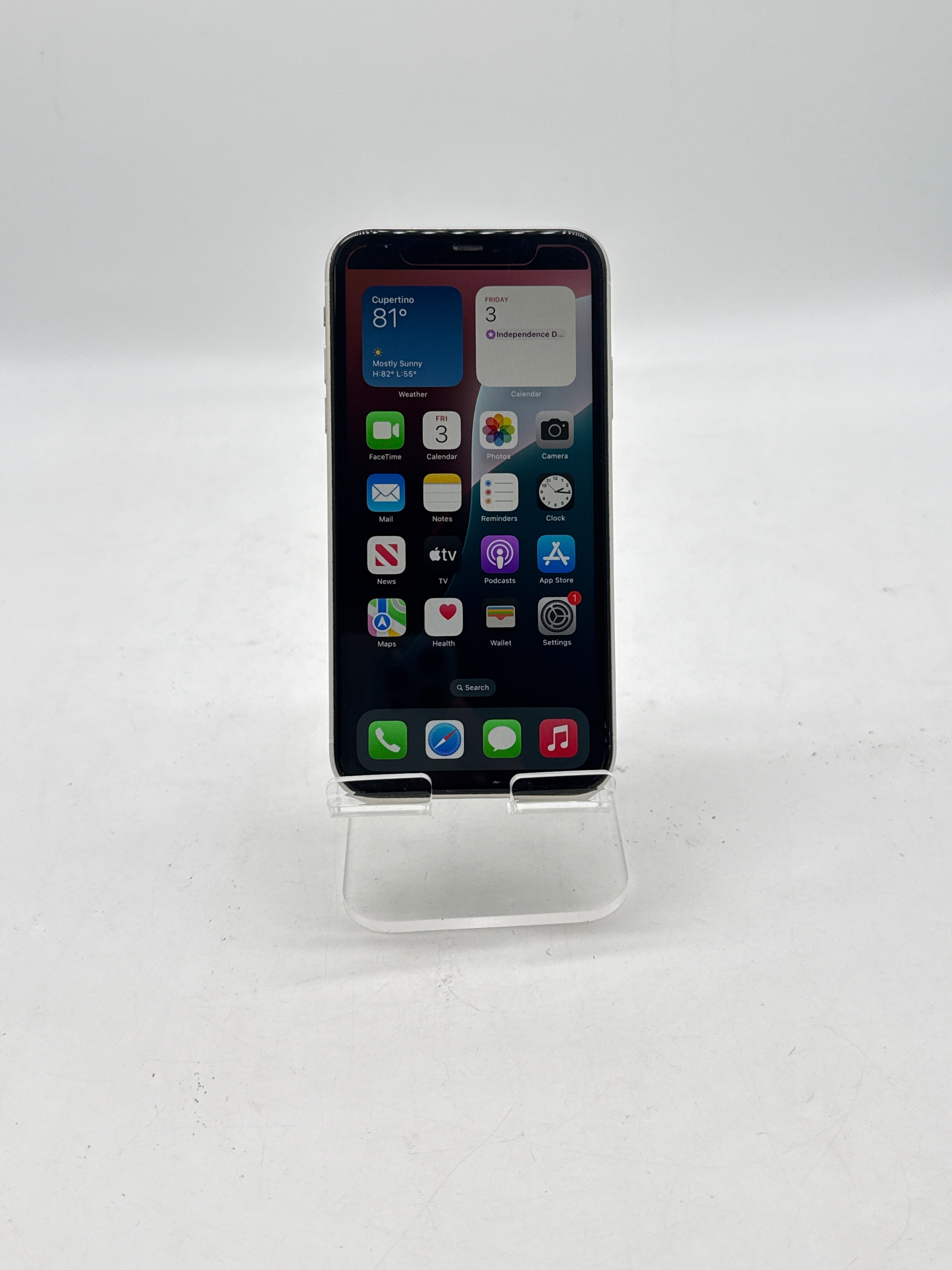 AT&T Apple iPhone 11 64GB White - Bad LCD Service Battery