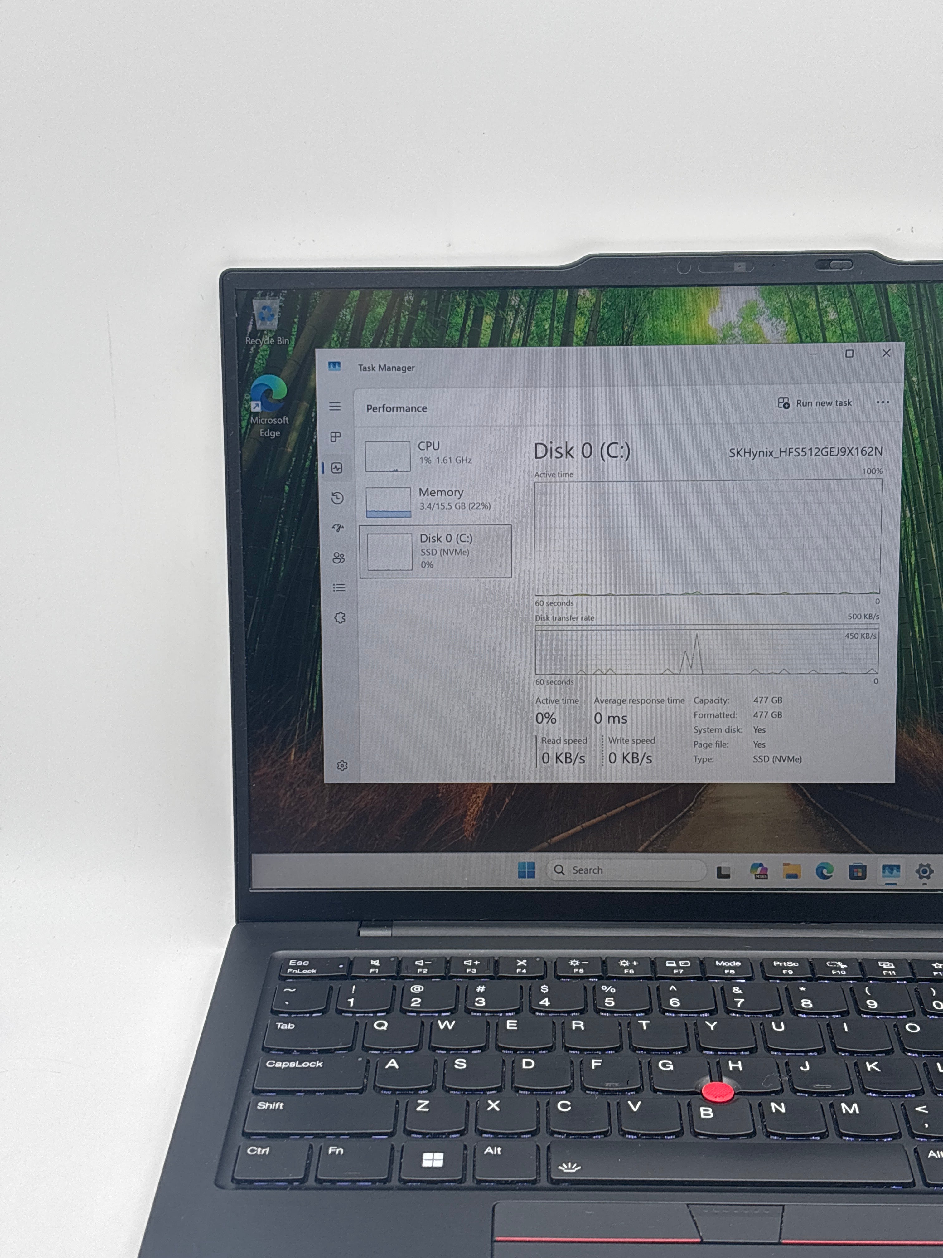Lenovo ThinkPad X1 Carbon Gen 12 Ultra 5 135U 16GB RAM 512GB SSD - For Parts (Read)