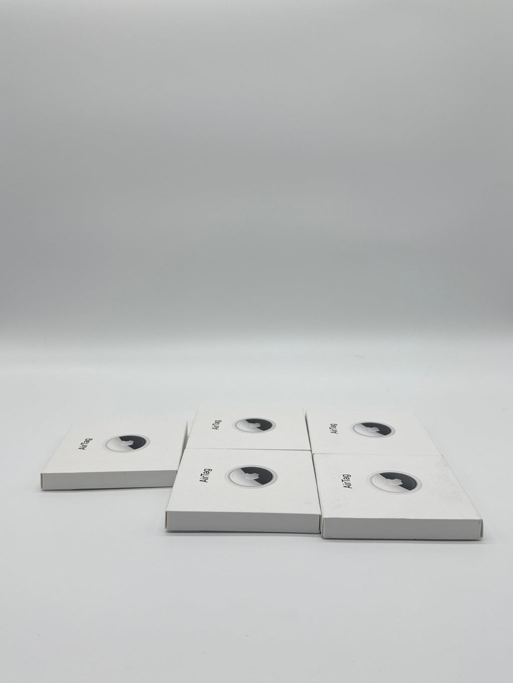 Lot of 5 Apple Air Tag Model A2187 Silver