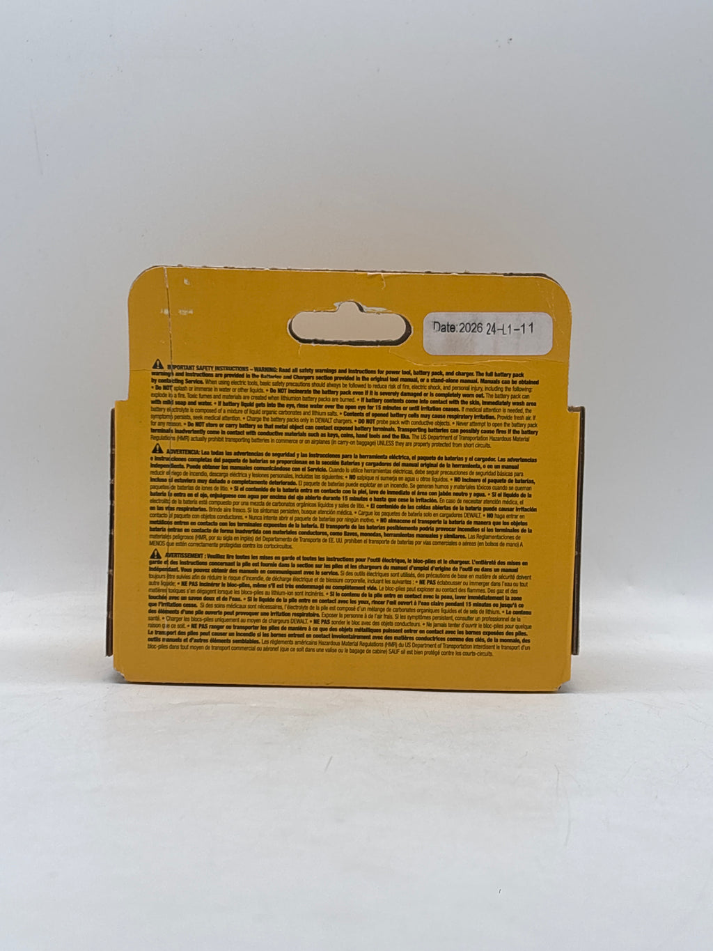 DeWalt DCB606 FlexVolt 20V/60V MAX 6.0Ah Lithium-Ion Battery - New