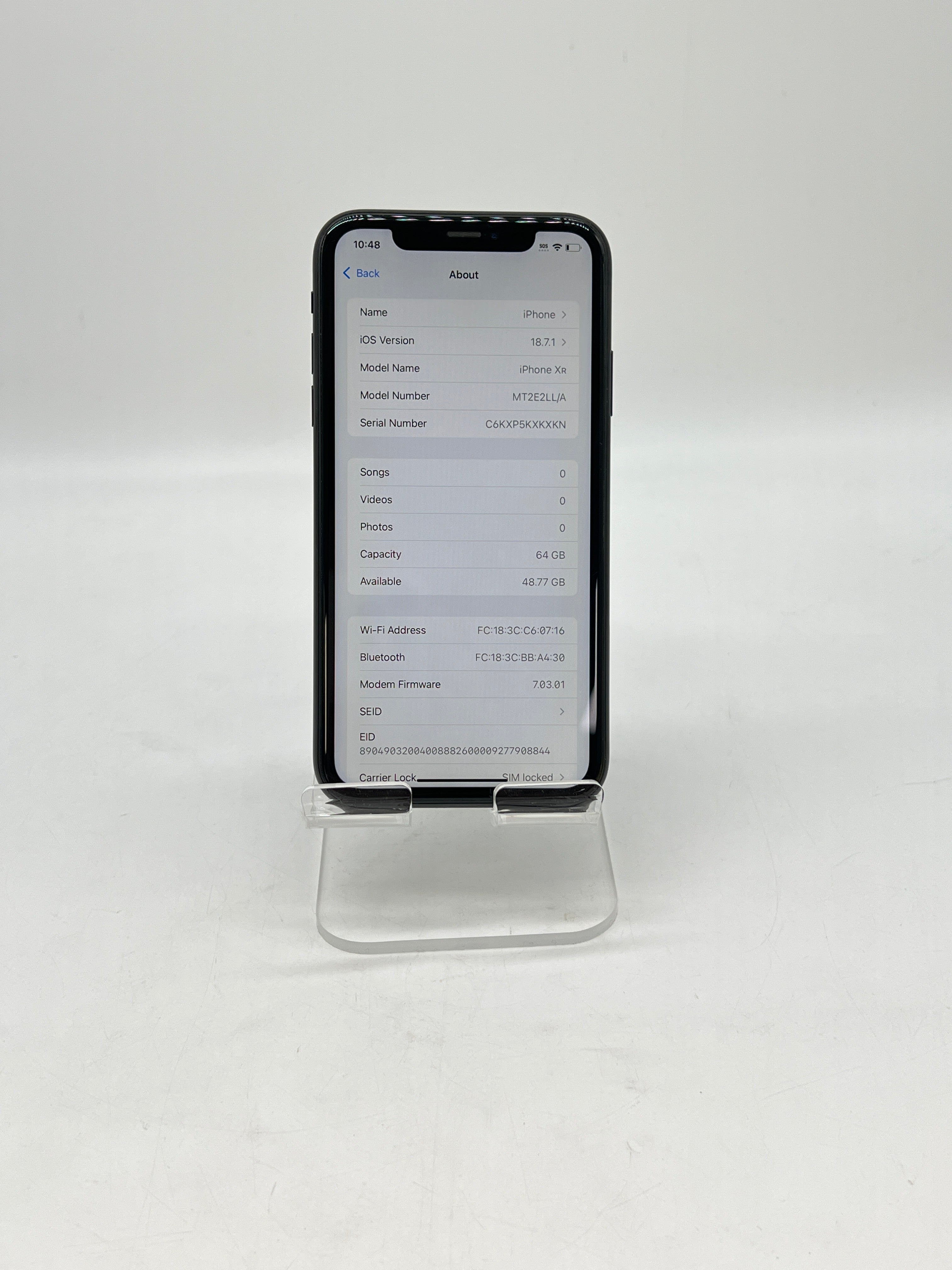 Apple iPhone XR 64GB T-Mobile Black - Used