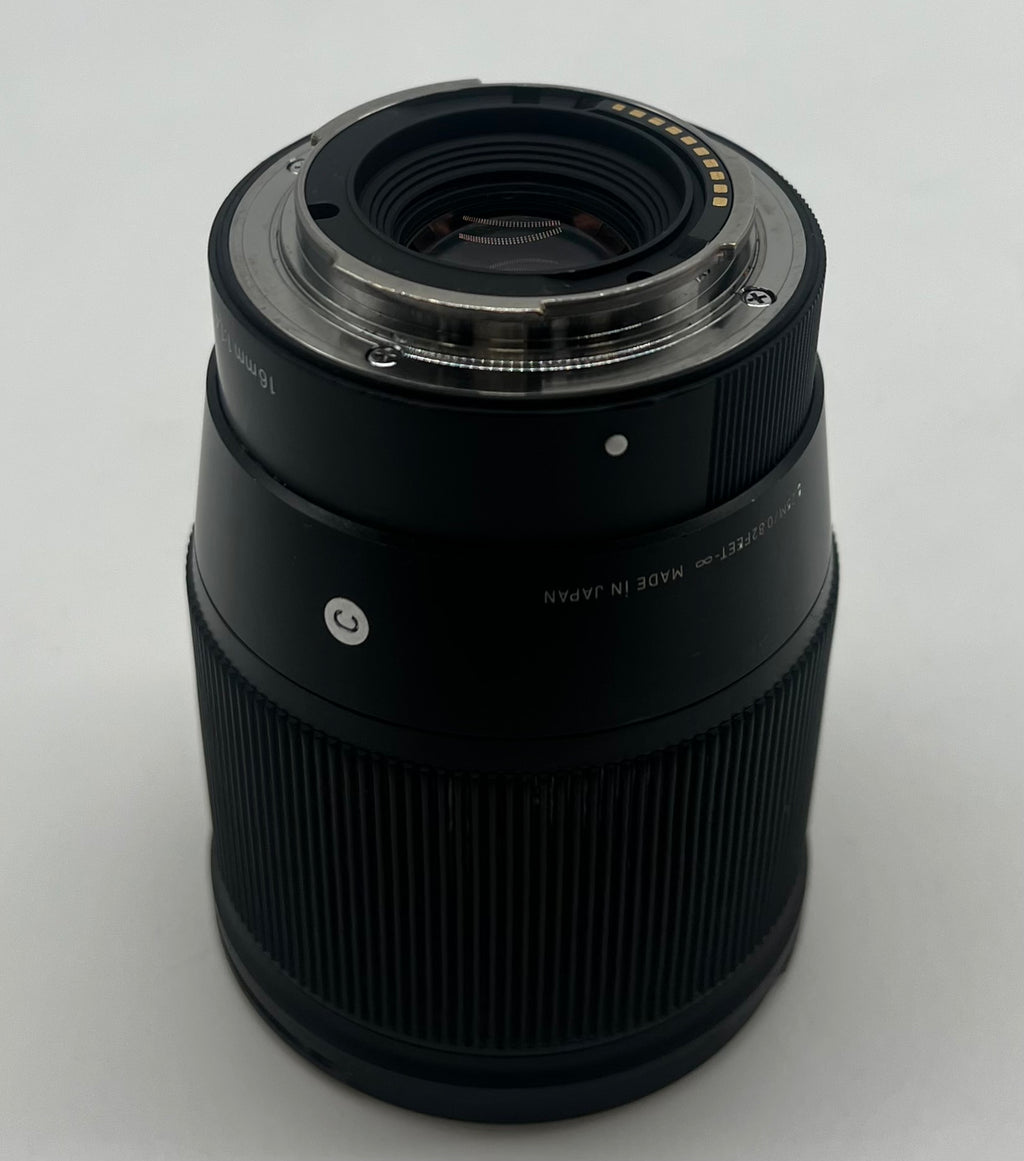 Sigma 16mm F1.4 DC DN Camera Lens Black - Used