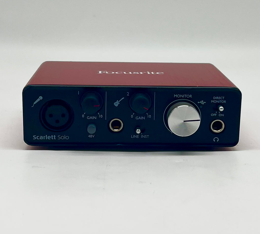 Focusrite Scarlett Solo Gen 2 Audio Interface - Used