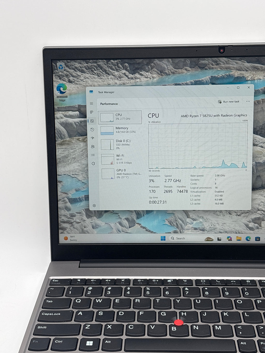 Lenovo ThinkPad E15 Gen 4 Ryzen 7 5825U 16GB RAM 512GB SSD