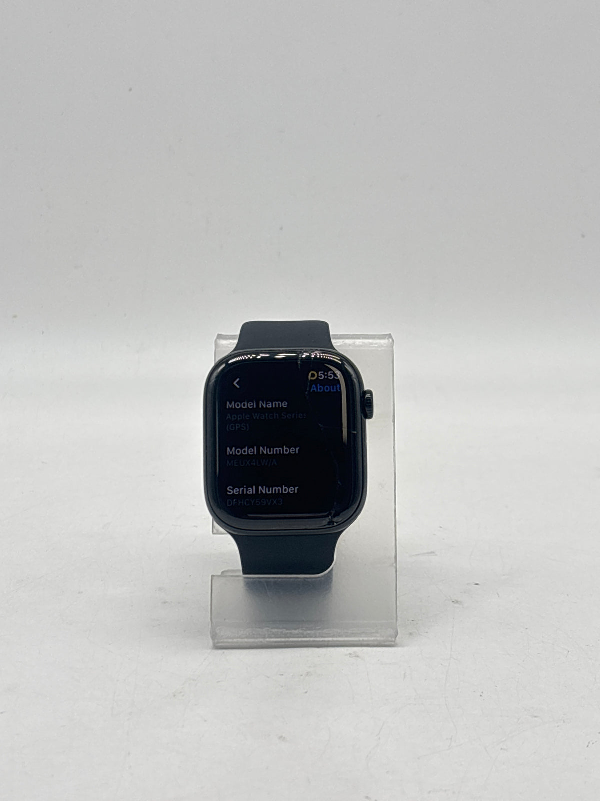 Apple Watch Series 11 46mm GPS/Wi-Fi Jet Black - Cracked Screen