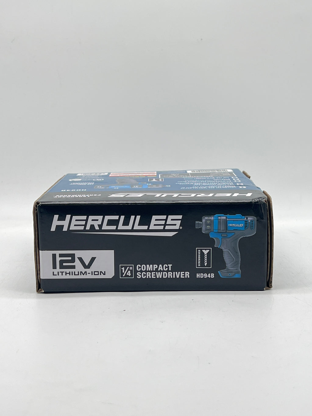 Hercules HD94B 12V Compact 1/4" Cordless Screwdriver Brushed - New