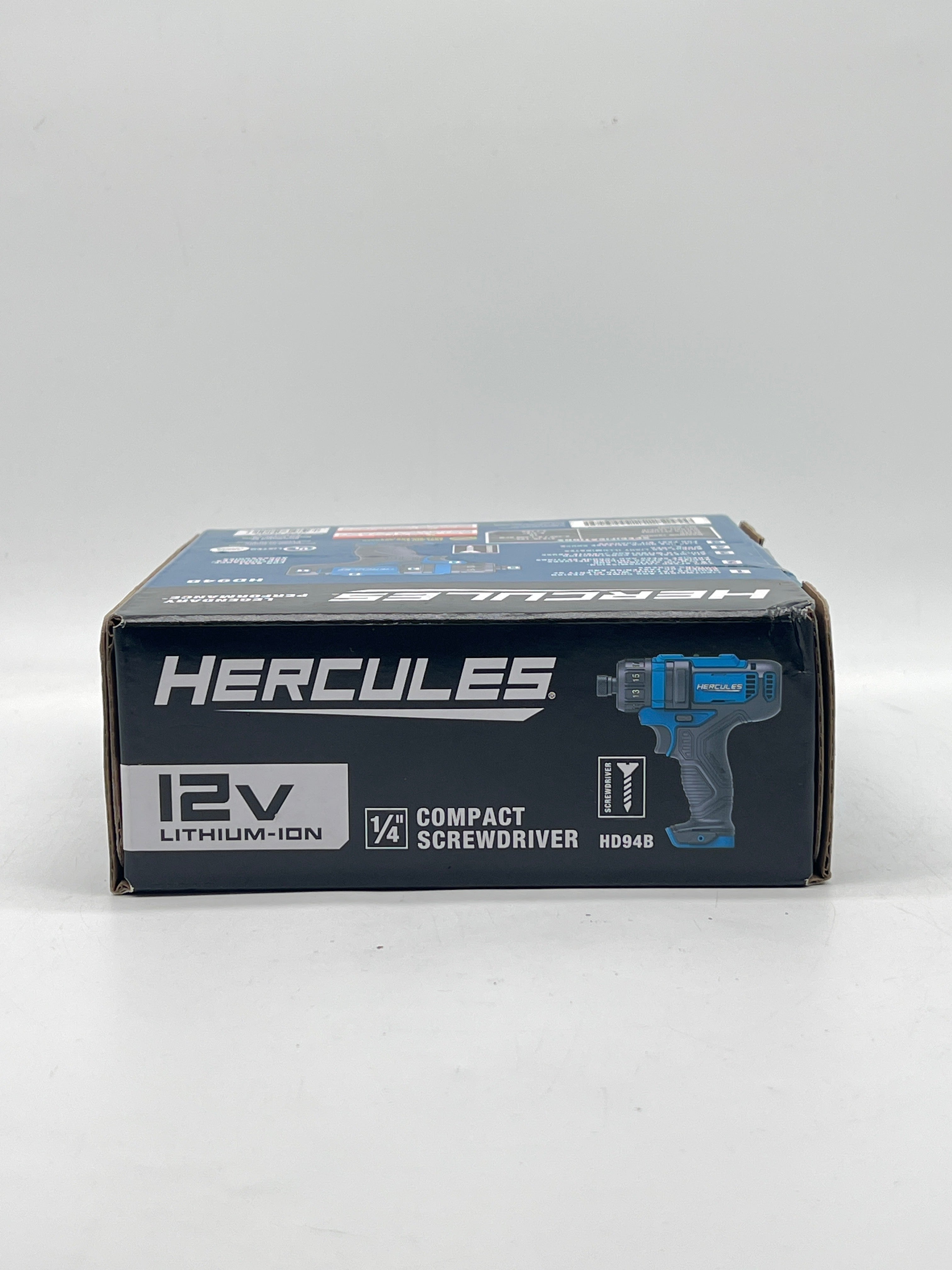 Hercules HD94B 12V Compact 1/4" Cordless Screwdriver Brushed - New
