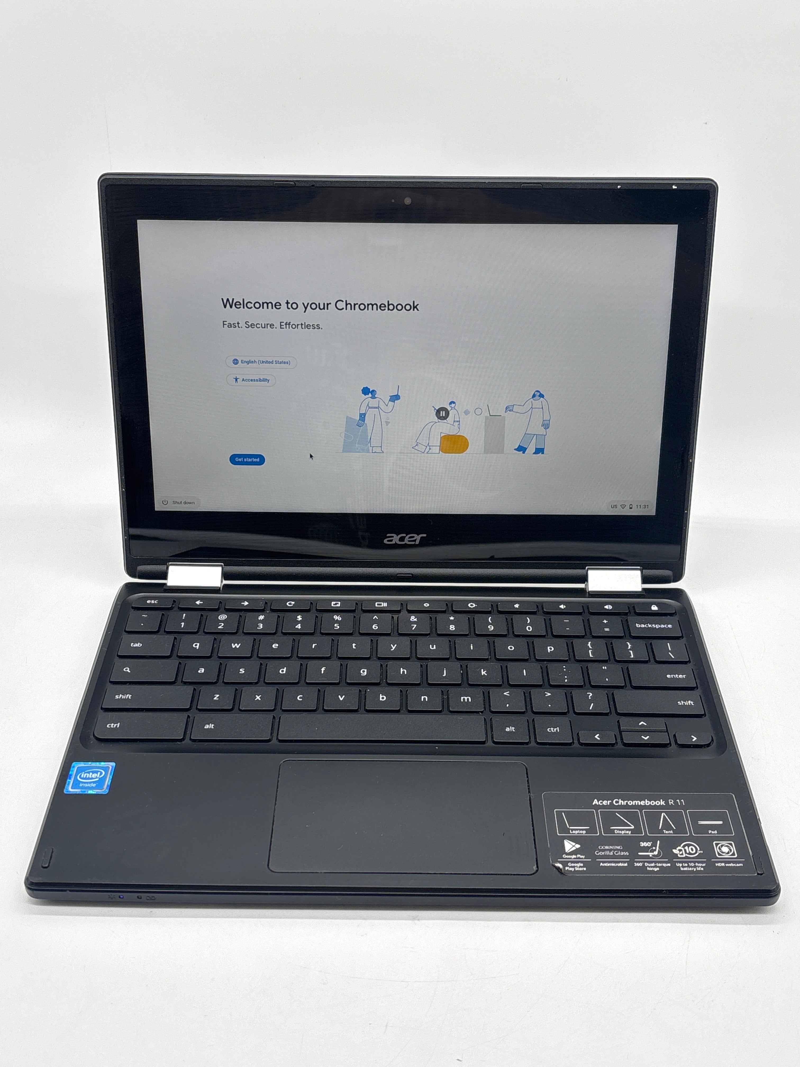 Acer R11 Chromebook C738T Touch N3060 4GB RAM 16GB