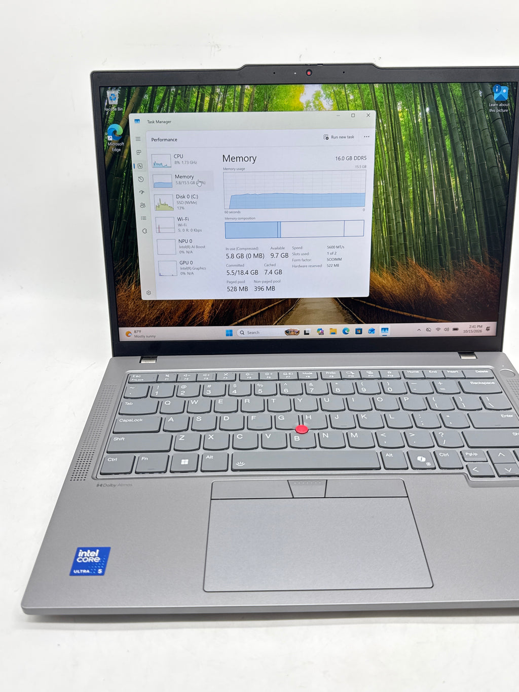 Lenovo ThinkPad T14 Gen 6 Intel Core Ultra 5 225U 16GB RAM 256GB SSD 14in - Used