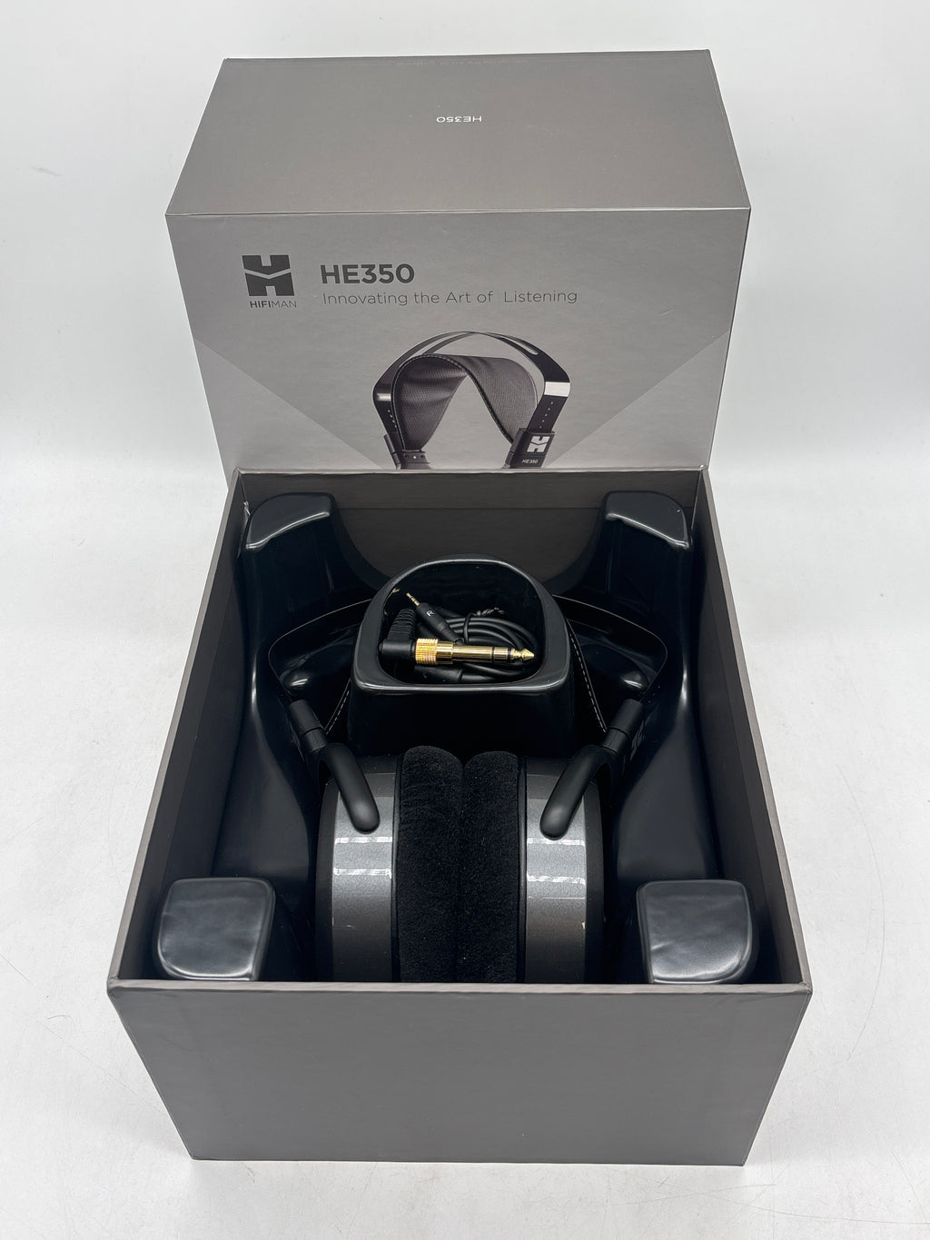 HIFIMAN HE350 Massdrop Wired Over-Ear Headphones - Used