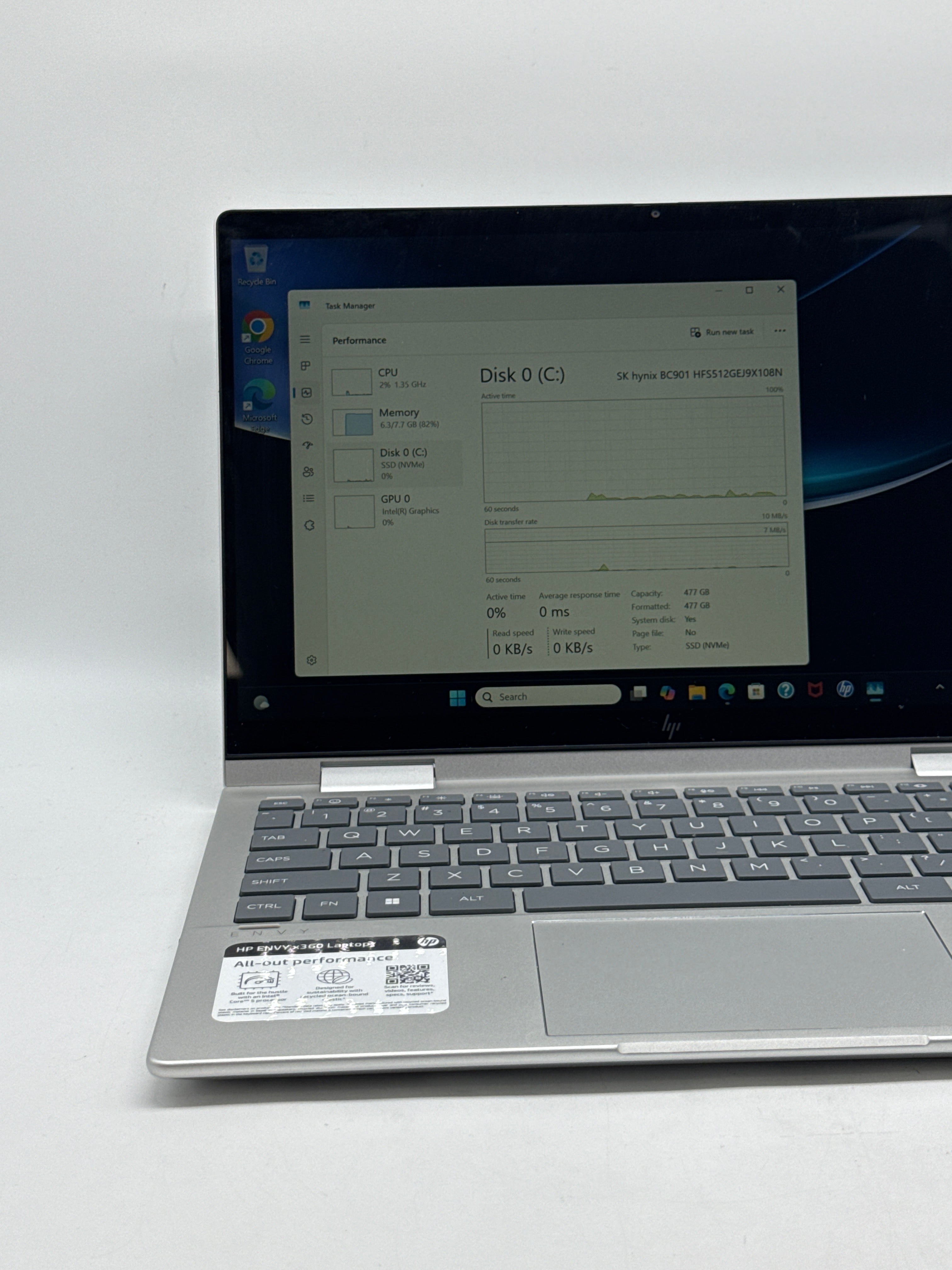 HP Envy x360 14-es1 14" Intel Core 5 120U 8GB 512GB SSD - Used
