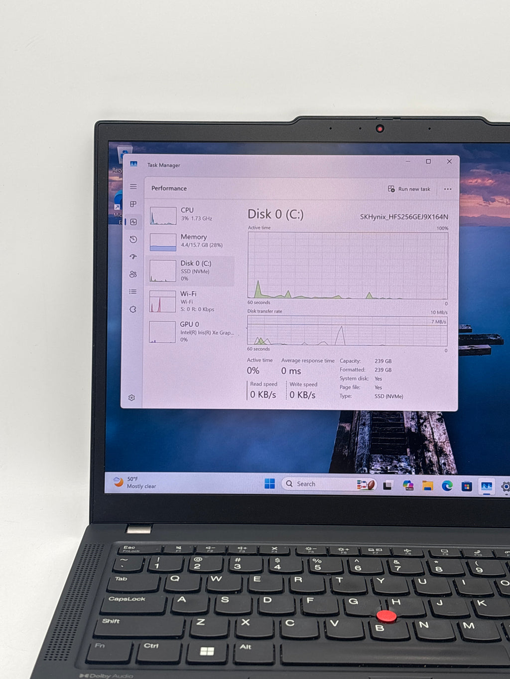 Lenovo ThinkPad X13 Gen 4 i7-1365U 16GB RAM 256GB SSD
