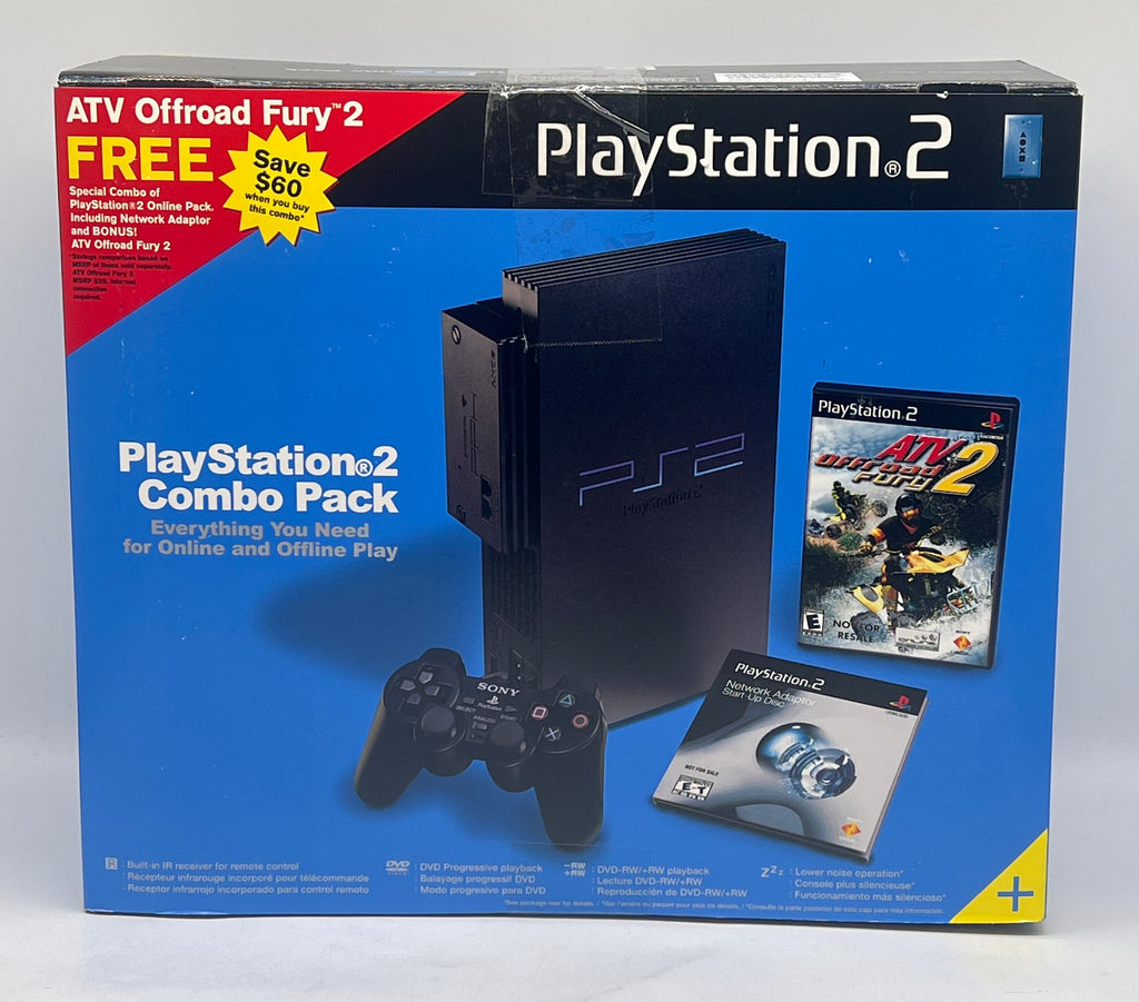 Sony PlayStation 2 (SCPH-50001/N) ATV Offroad Fury 2 Console Combo Pack - Used With Box