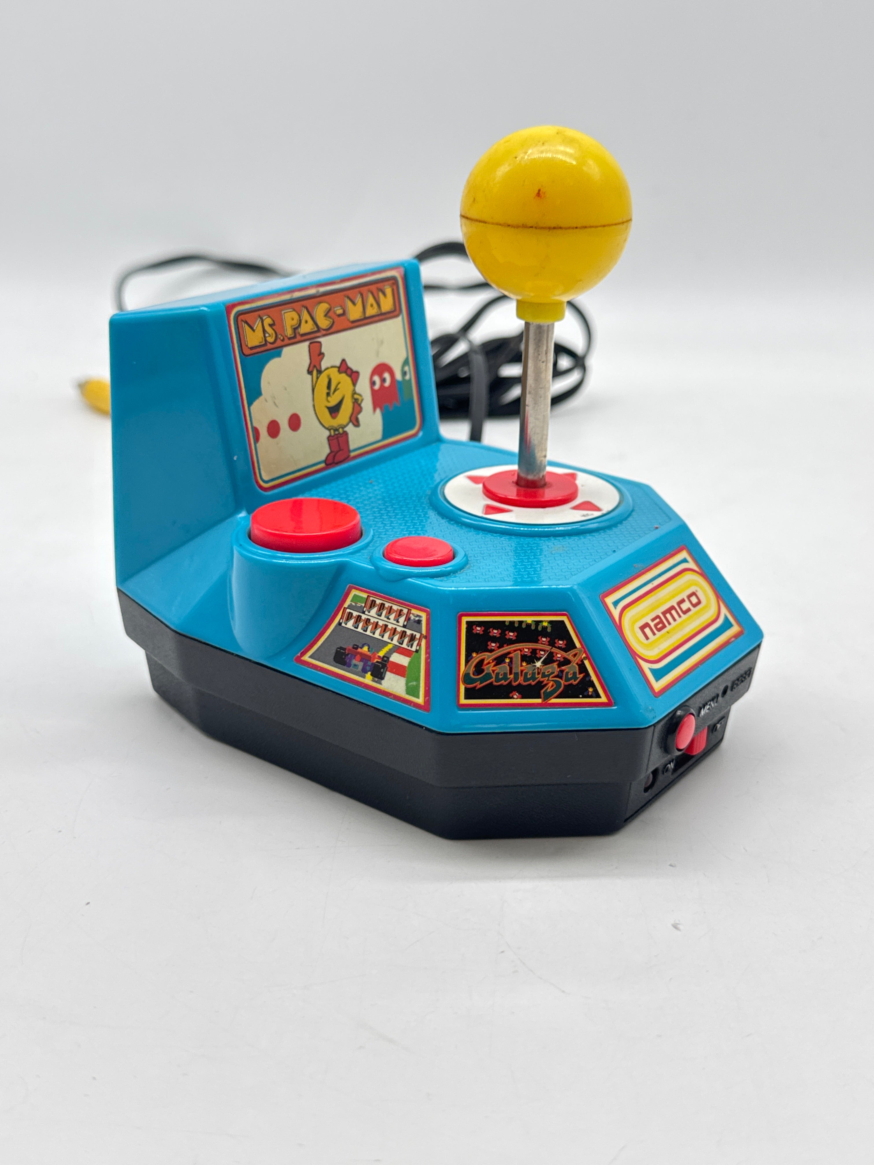Namco Ms. Pac-Man 5-in-1 Plug n Play TV Games Joystick Black - Used