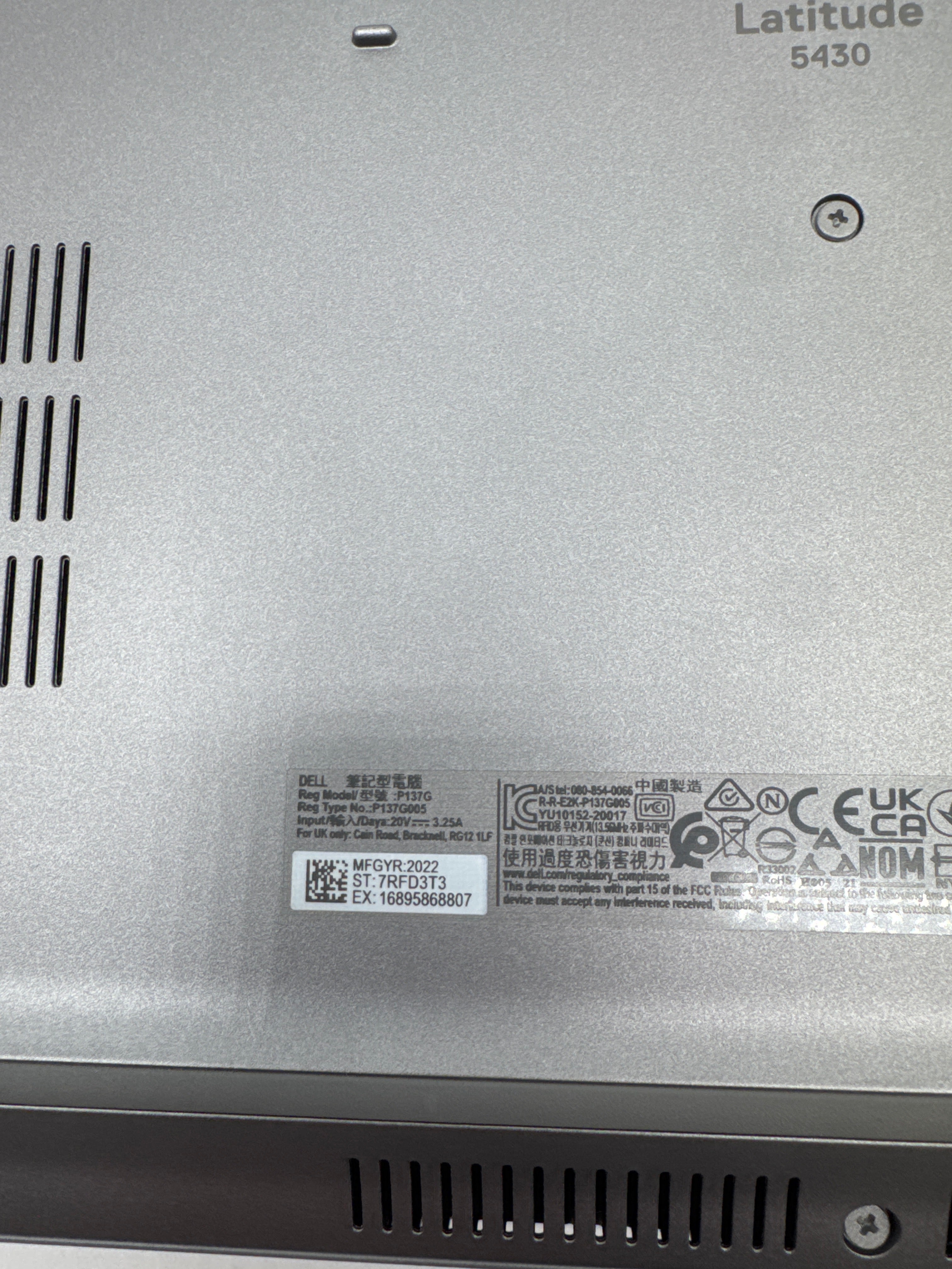 Dell Latitude 5430 i5-1235U 16GB RAM 256GB SSD - Used