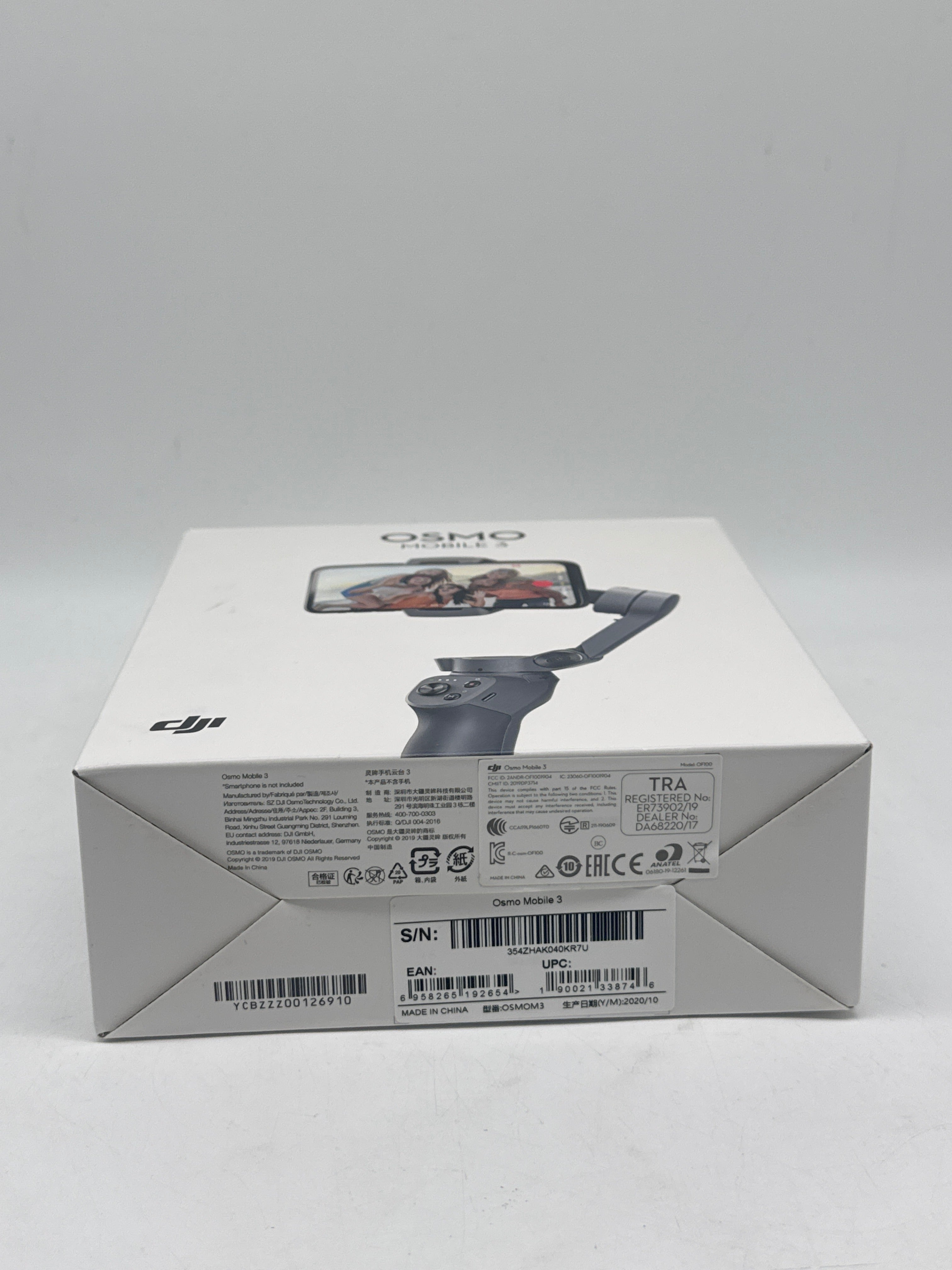 DJI Osmo Mobile 3 Smartphone Gimbal Stabilizer - Open Box Black