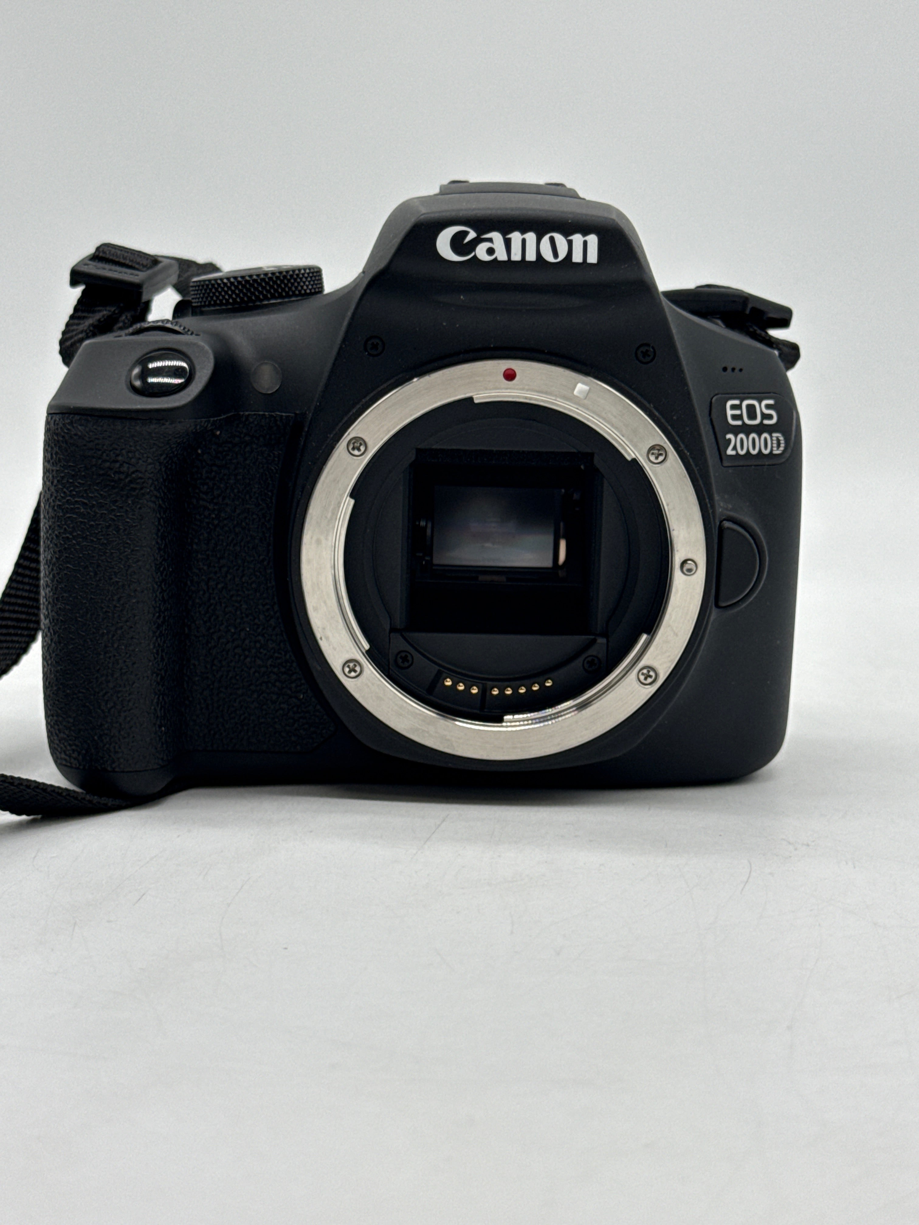 Canon EOS 2000D 24.1MP Digital SLR Camera Black with EF-S 18-55mm Lens