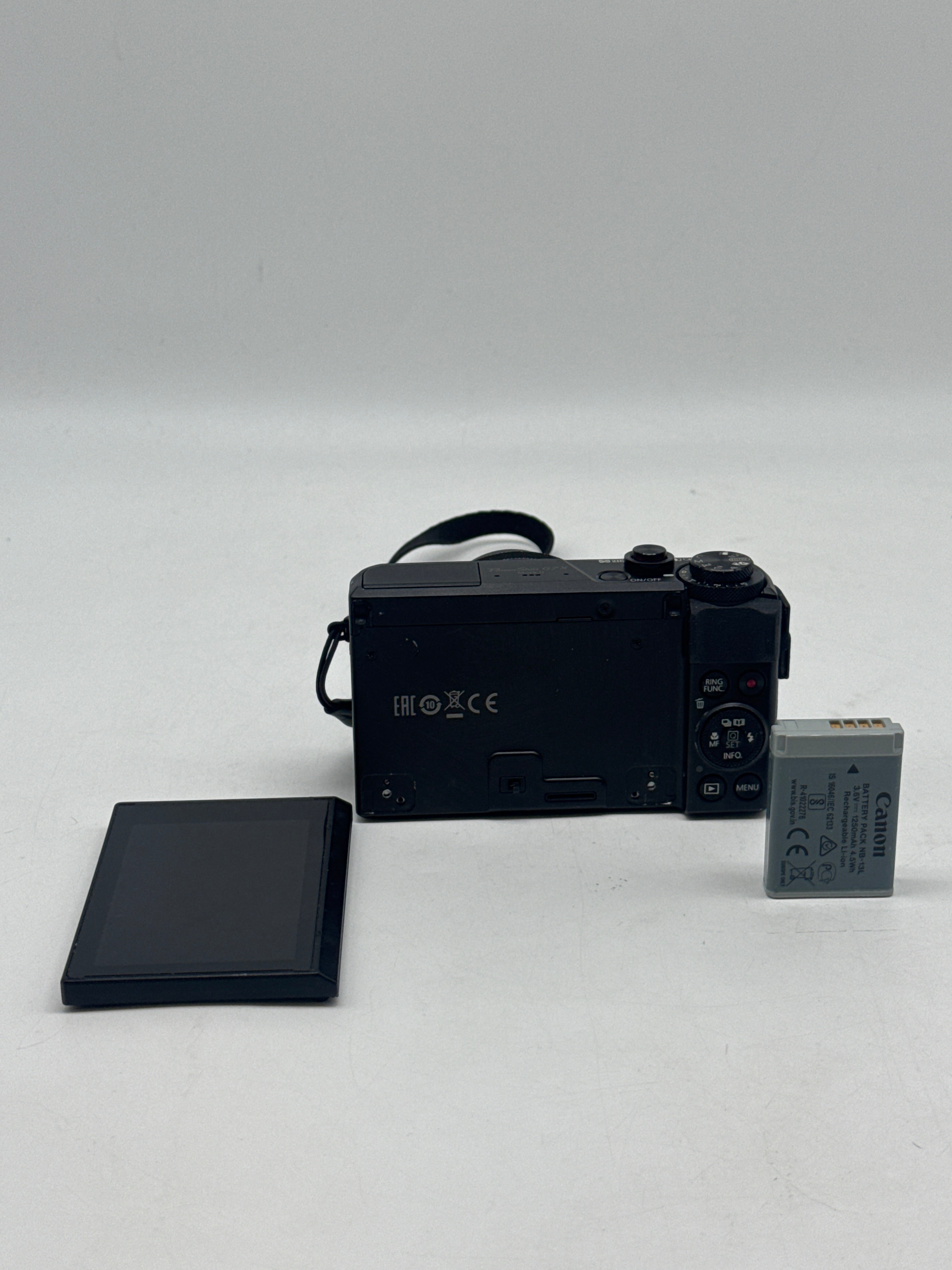 Canon PowerShot G7 X Mark II Digital Camera For Parts - (Read Desc)