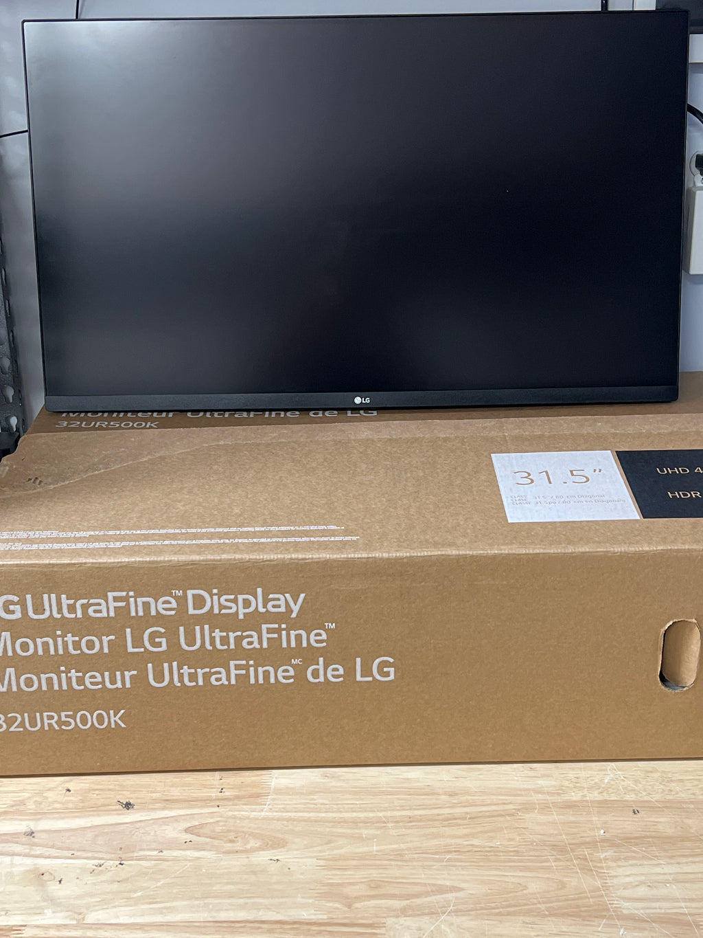 LG 32UR500K 32" 4K Ultra HD Monitor - New Open Box
