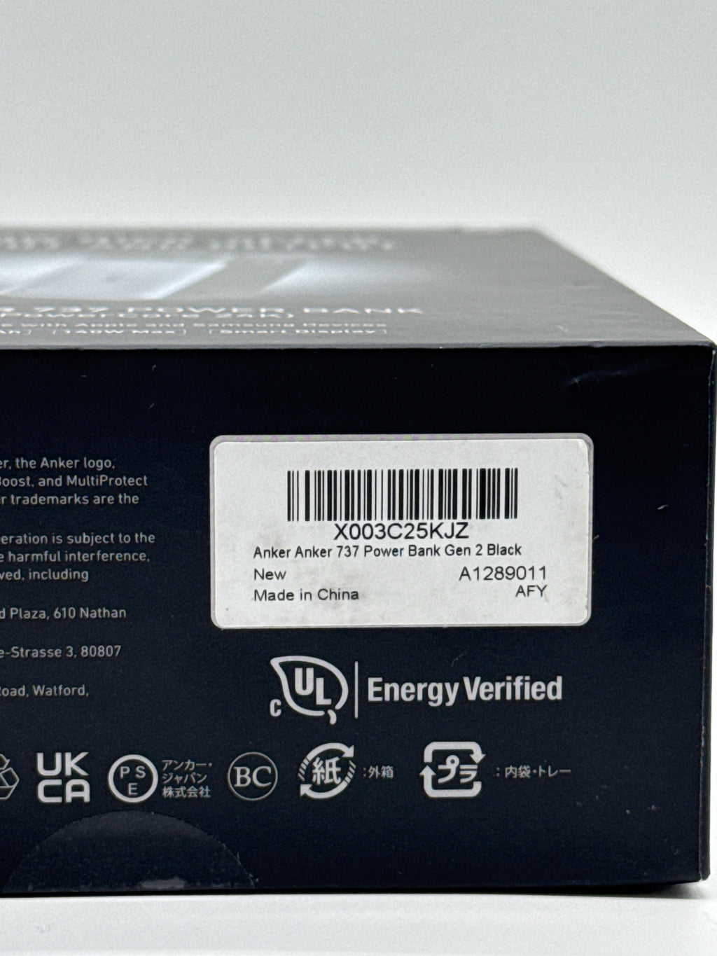 Anker Power Bank A1289 24000mAh 140W 3 Ports USB-C Black New In Box